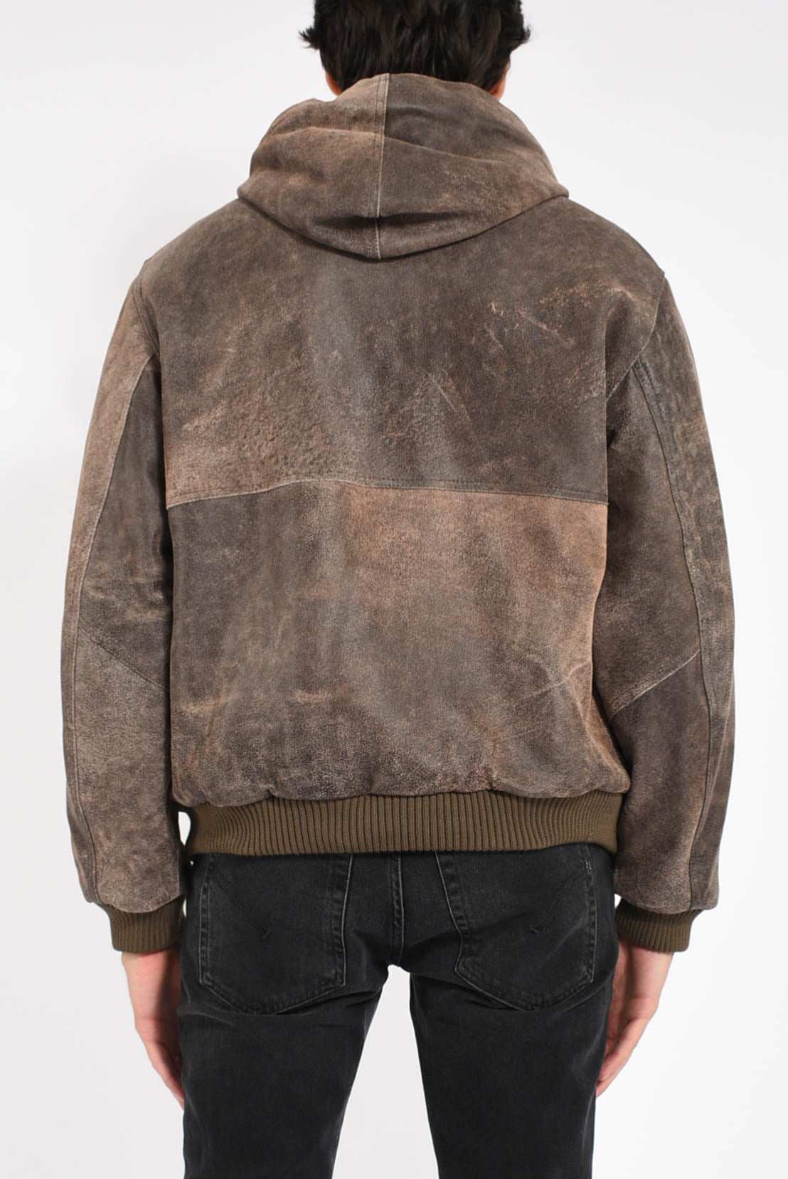 Giubbino in pelle naturale