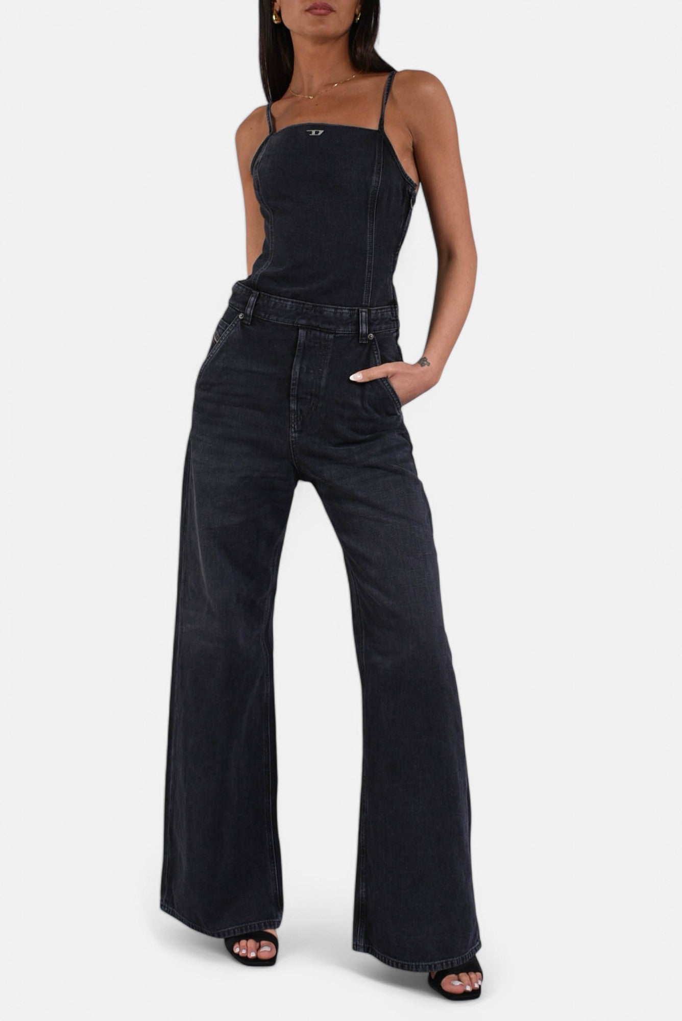tuta in denim de vors