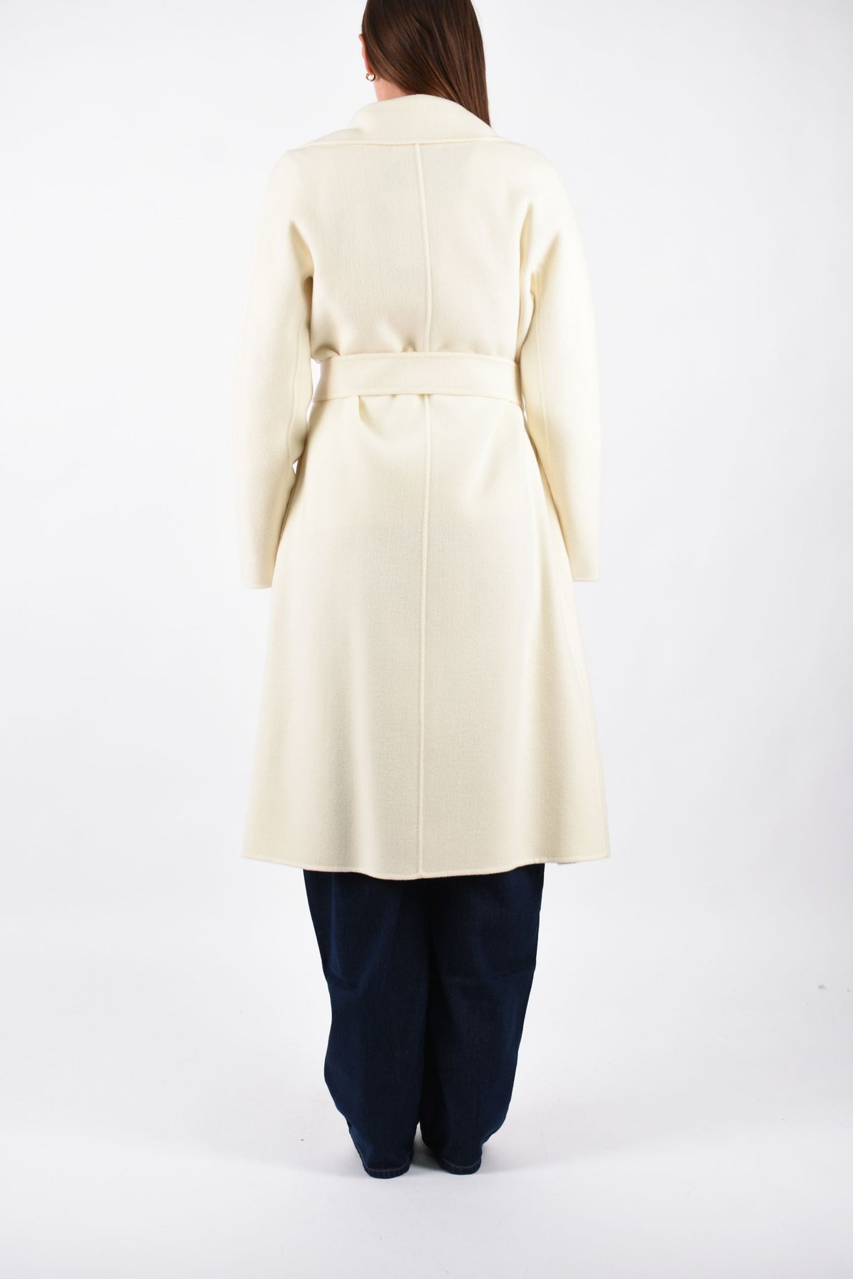 Cappotto lungo a vestaglia in lana, cachemire e seta MSTCLES 2626016021600