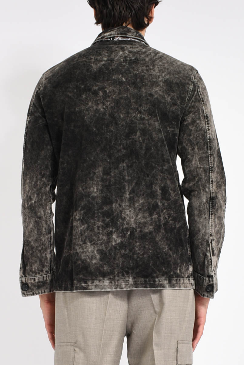 Overshirt in velluto a coste