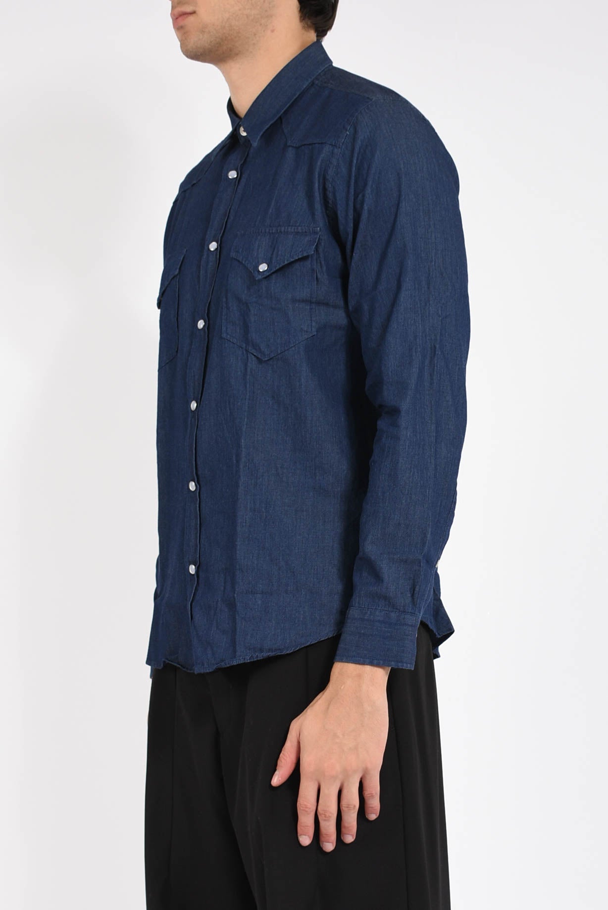 Camicia effetto jeans