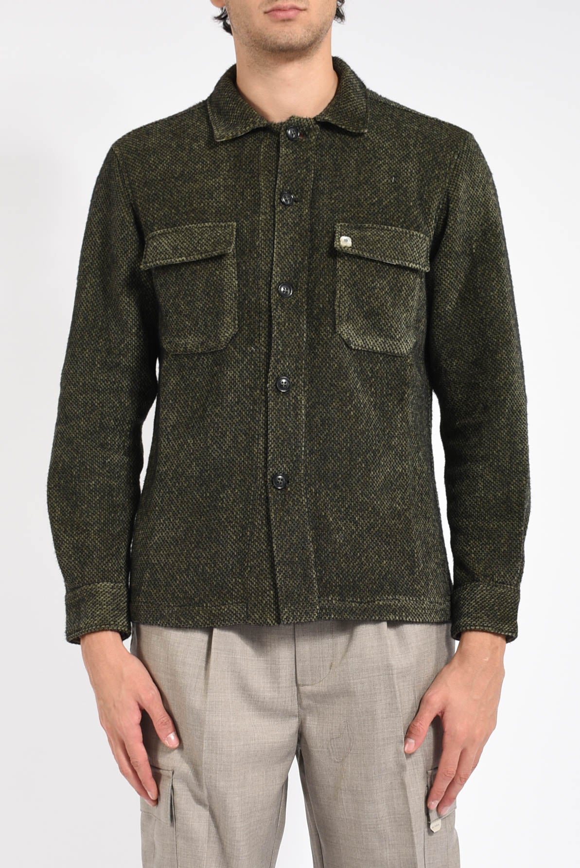 Overshirt in bouclè