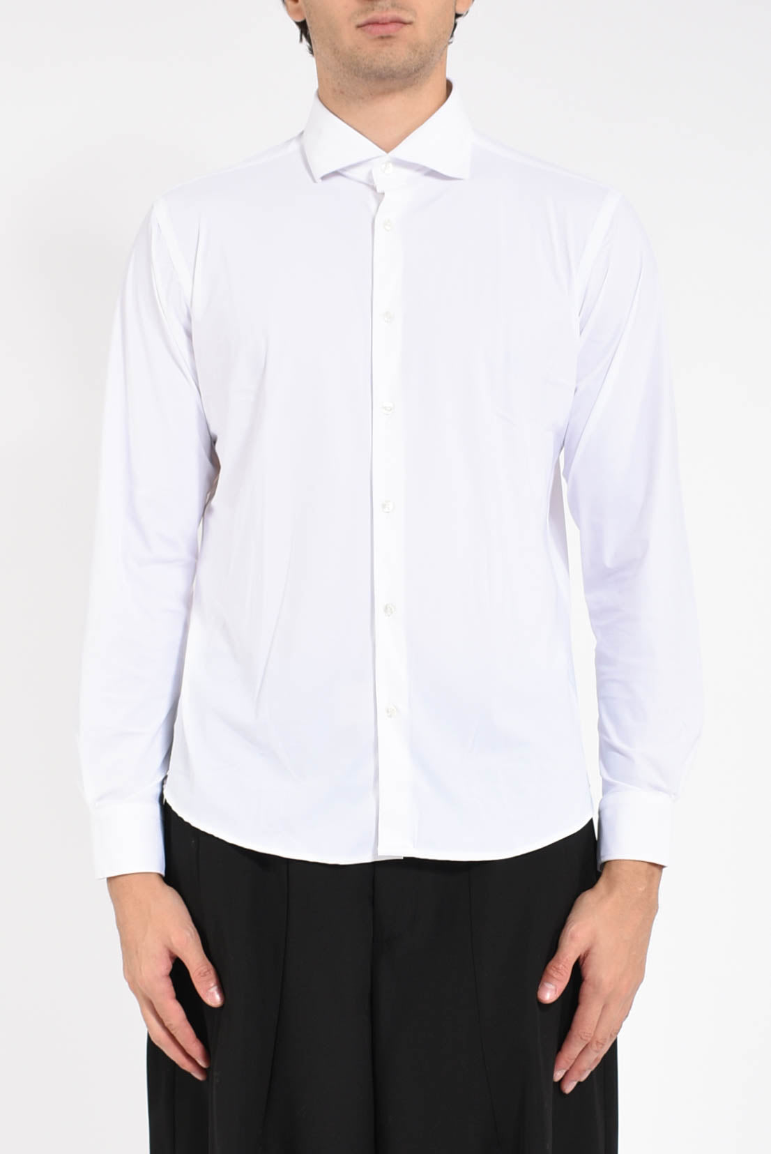 Camicia in jersey elasticizzato