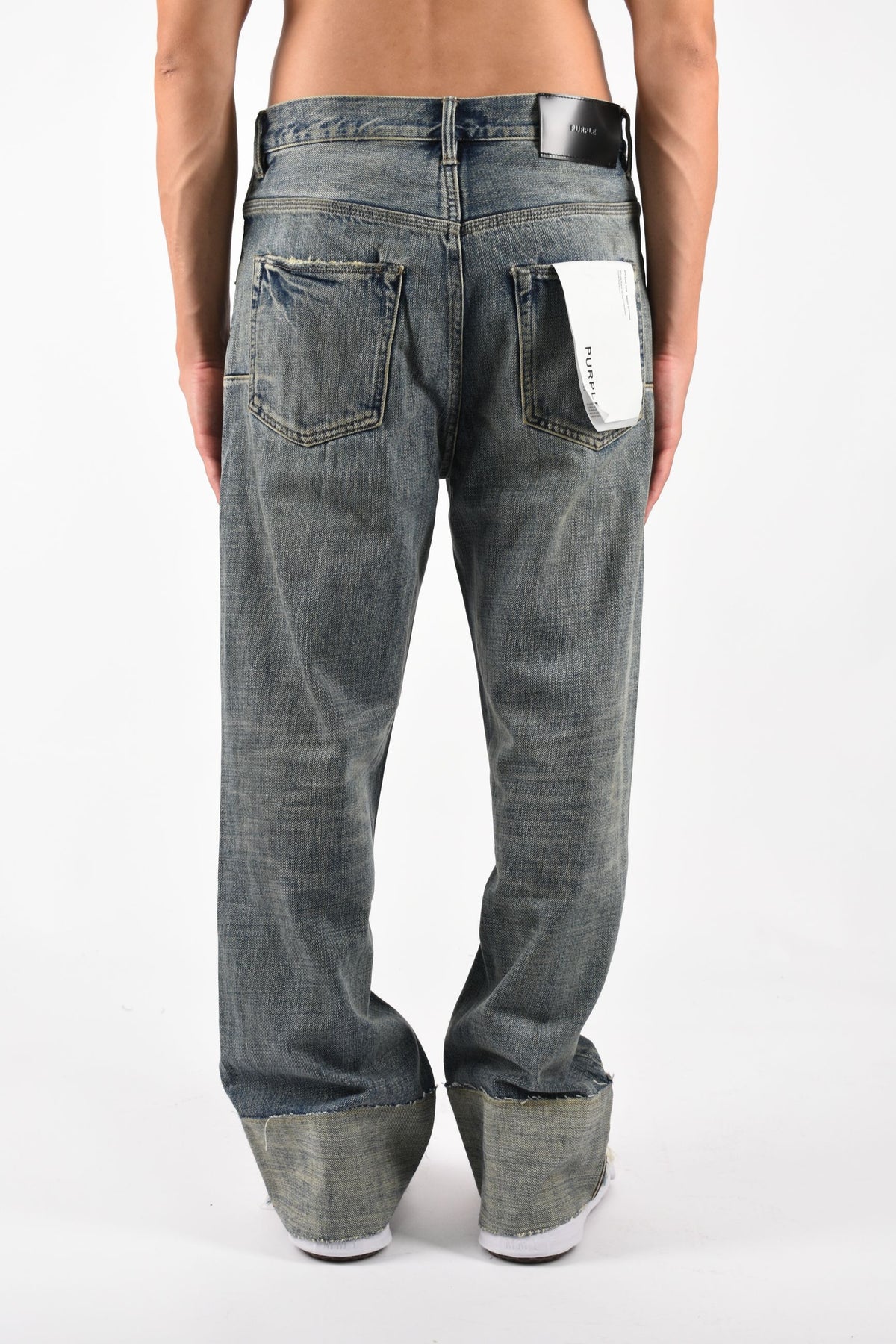 Jeans baggy reflective selvedge