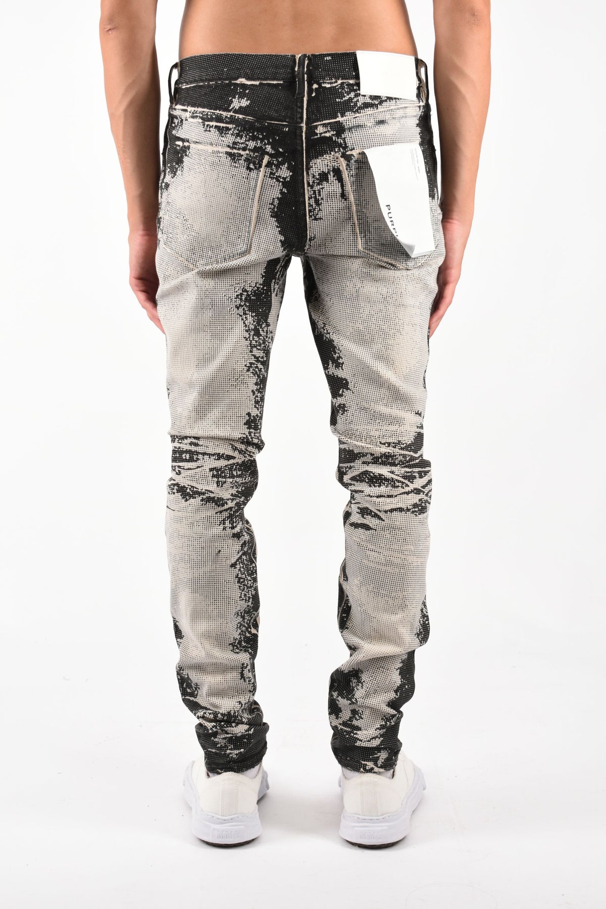 Jeans skinny trompe loeil