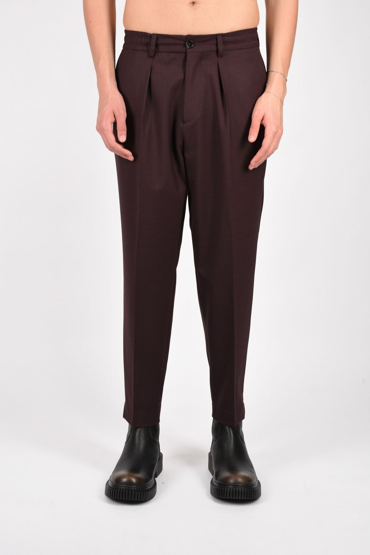Pantaloni dominique in lana BA-DOMINIQUE13-GBC