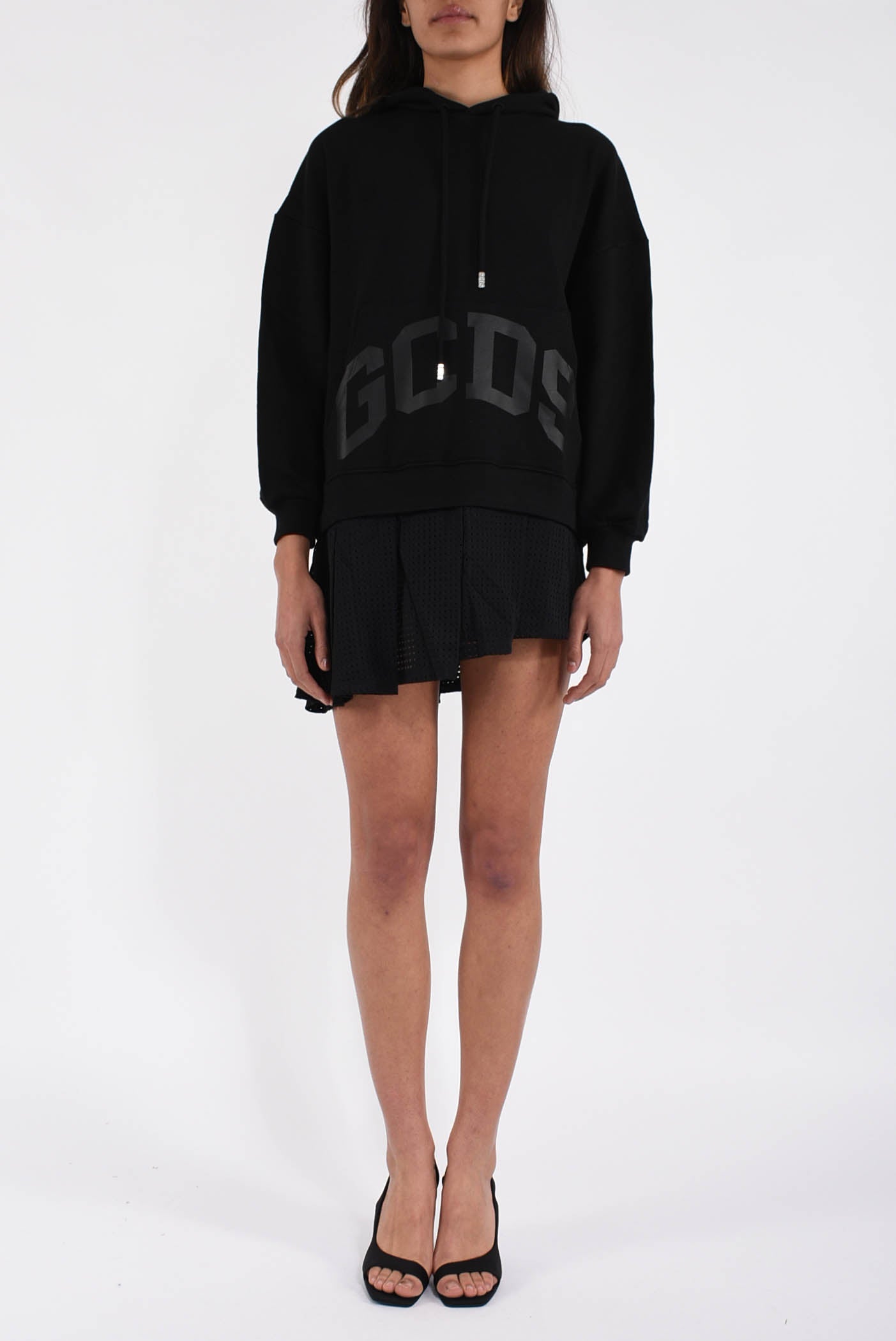 abito mini in felpa logo lounge