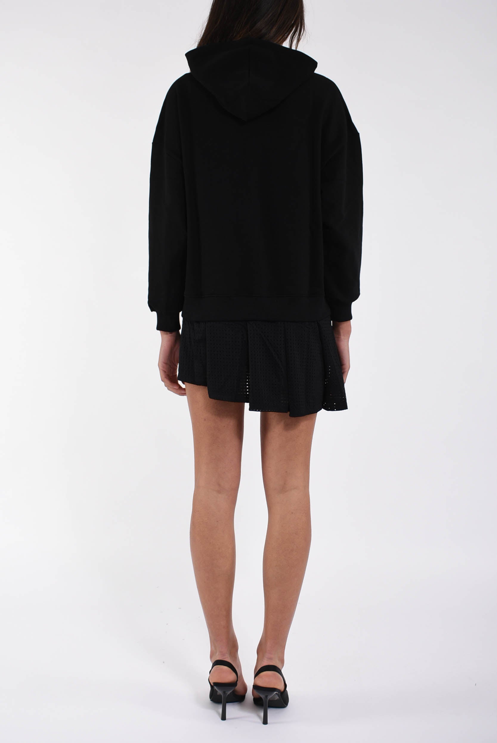 abito mini in felpa logo lounge