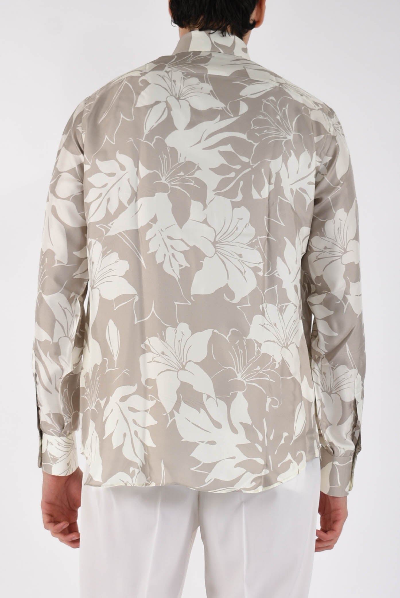 camicia fantasia in seta