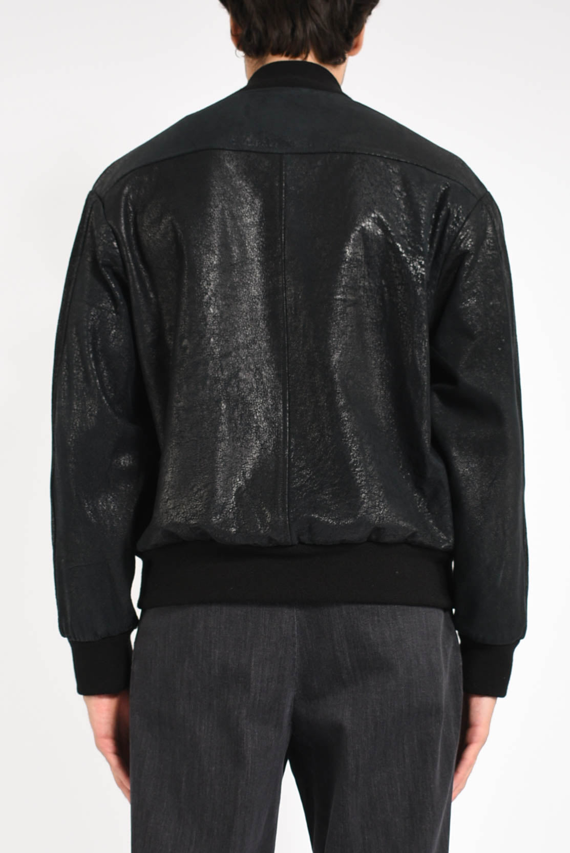 Bomber in pelle