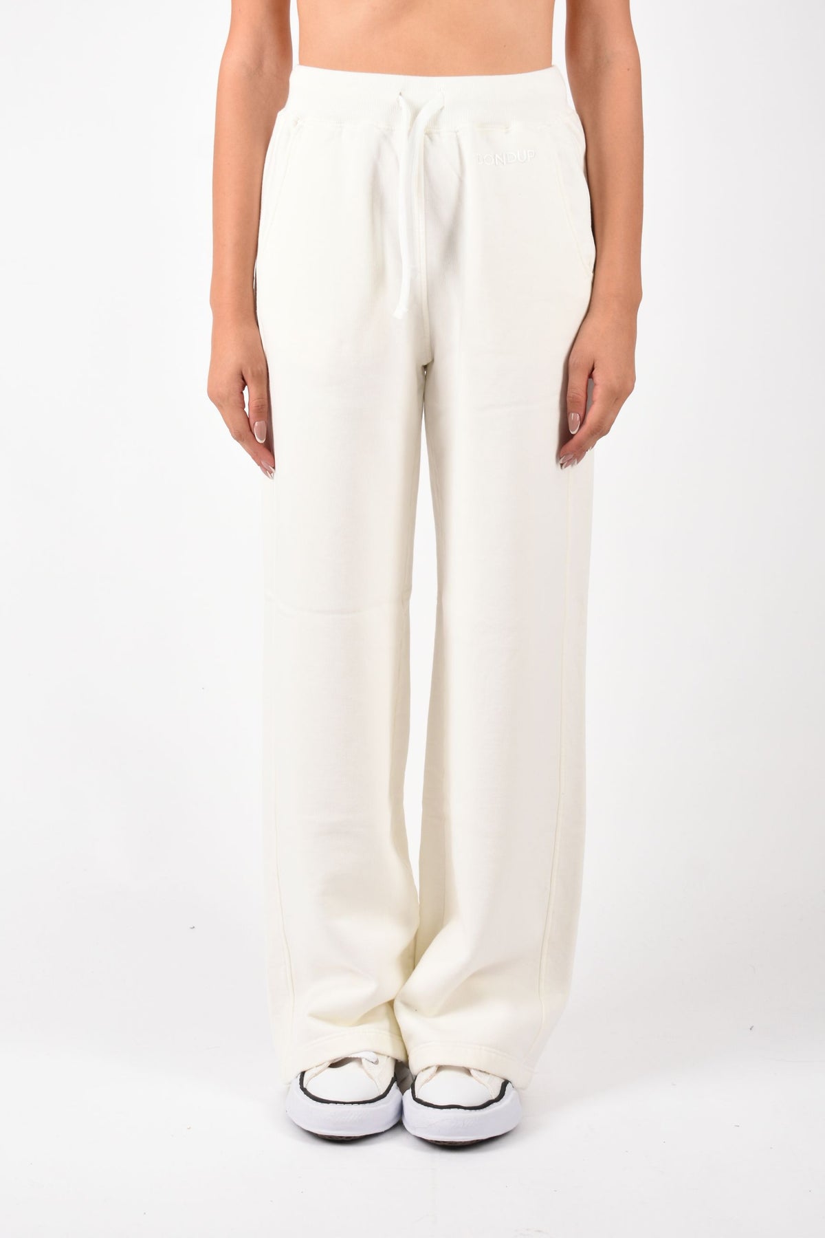 Pantaloni wide leg in felpa DP897KF0254DNA9
