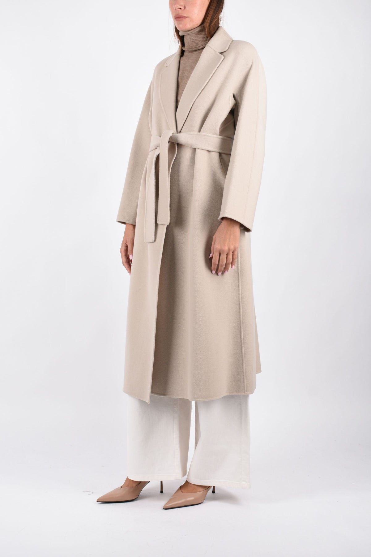Cappotto midi in drap di lana ESTURIA 2629016101600
