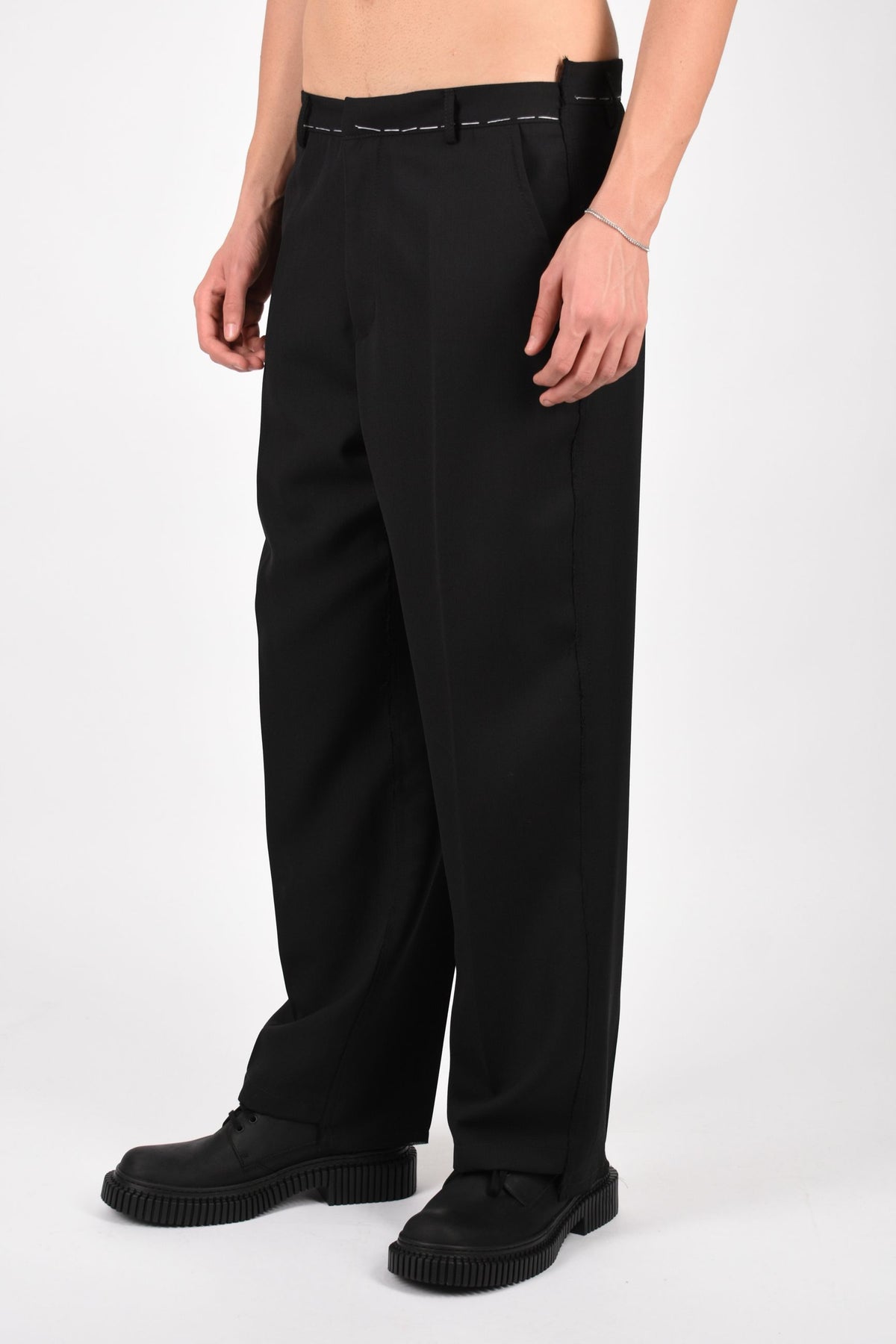 Pantaloni dallas in fresco lana 26F13