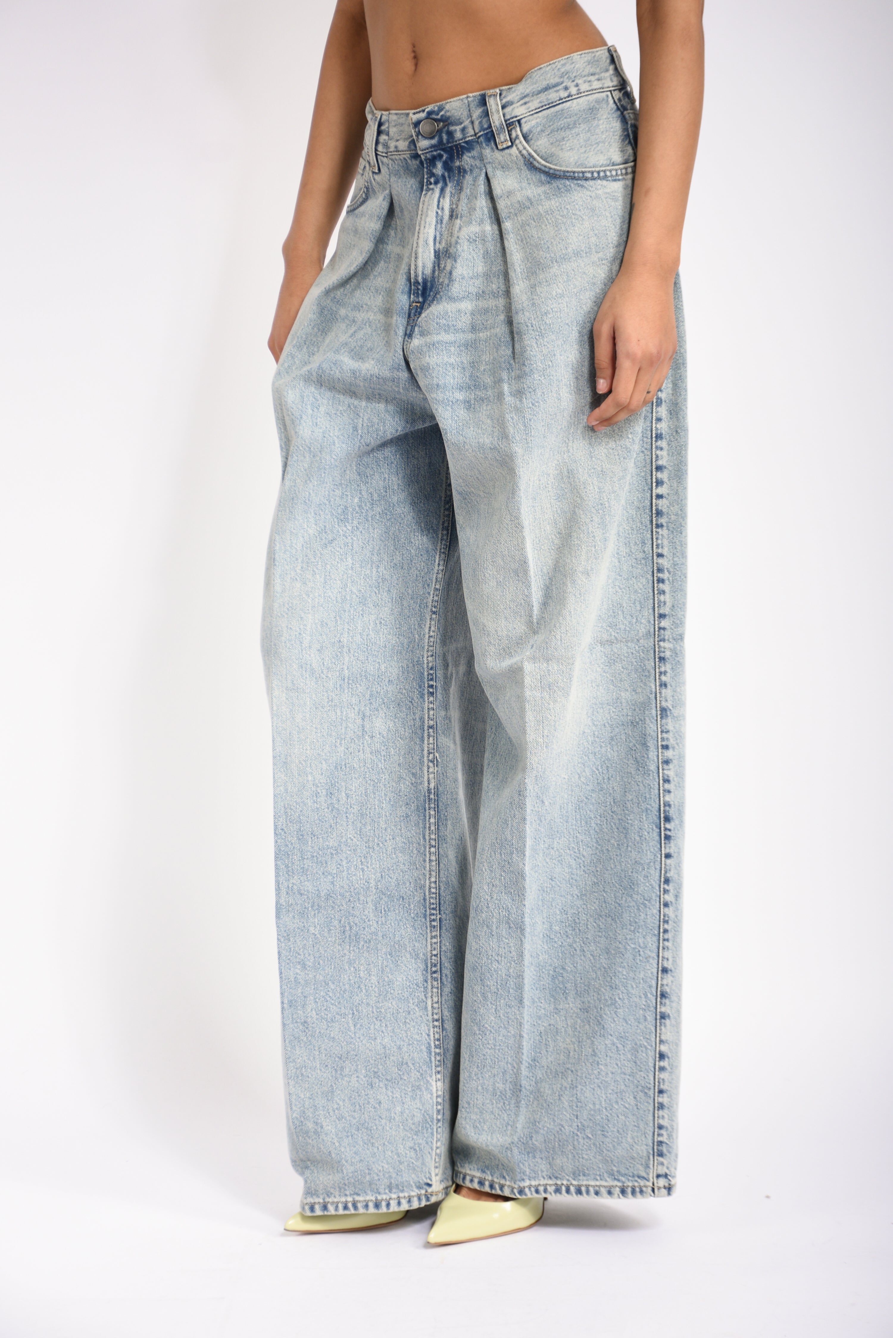 jeans wide leg candy authentic lax