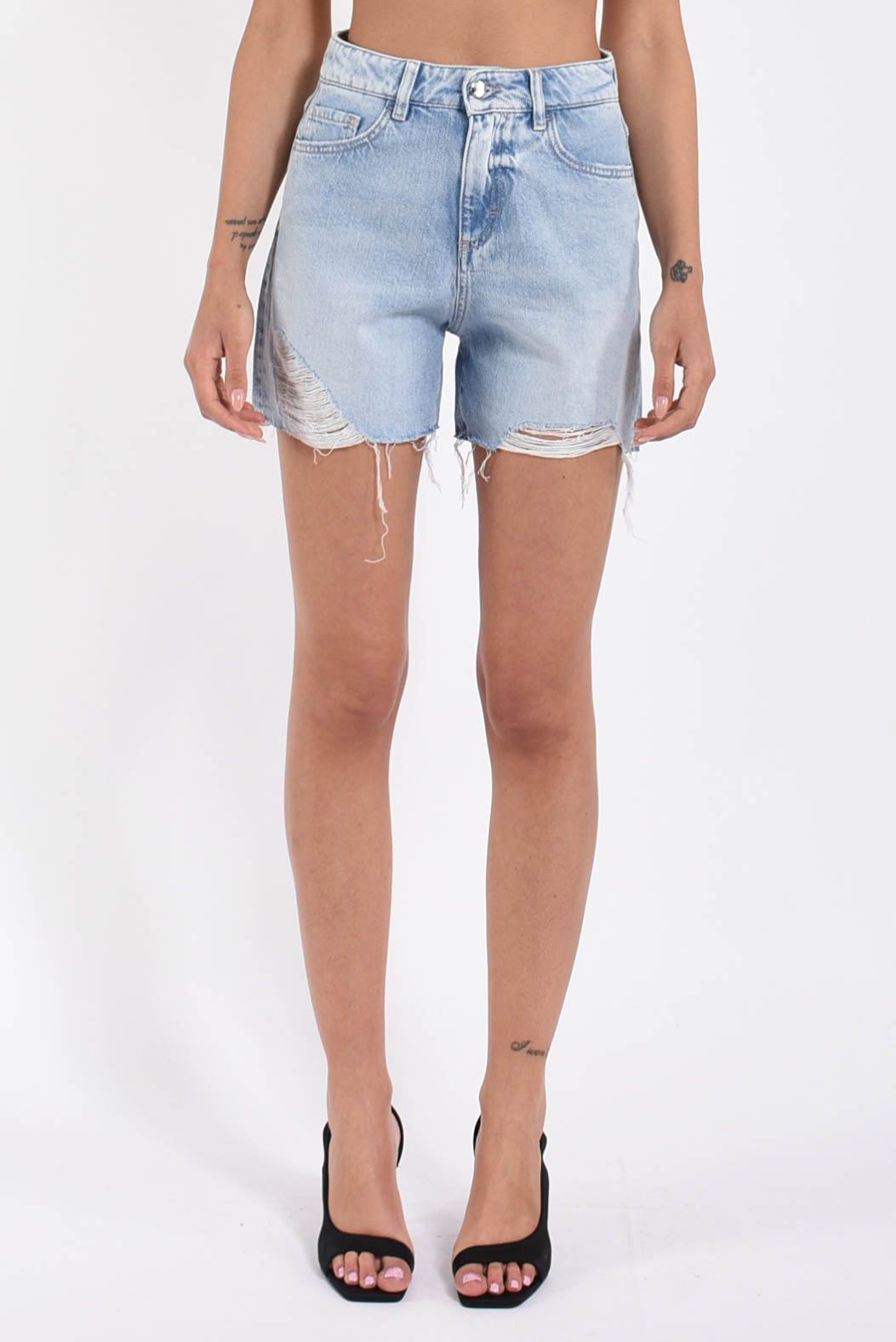 shorts in denim modello tamx