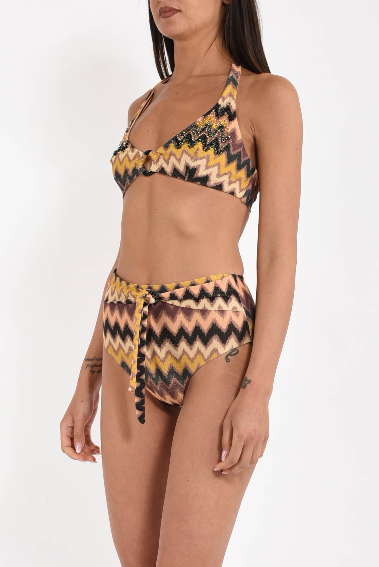 bikini brasserie con slip fisso