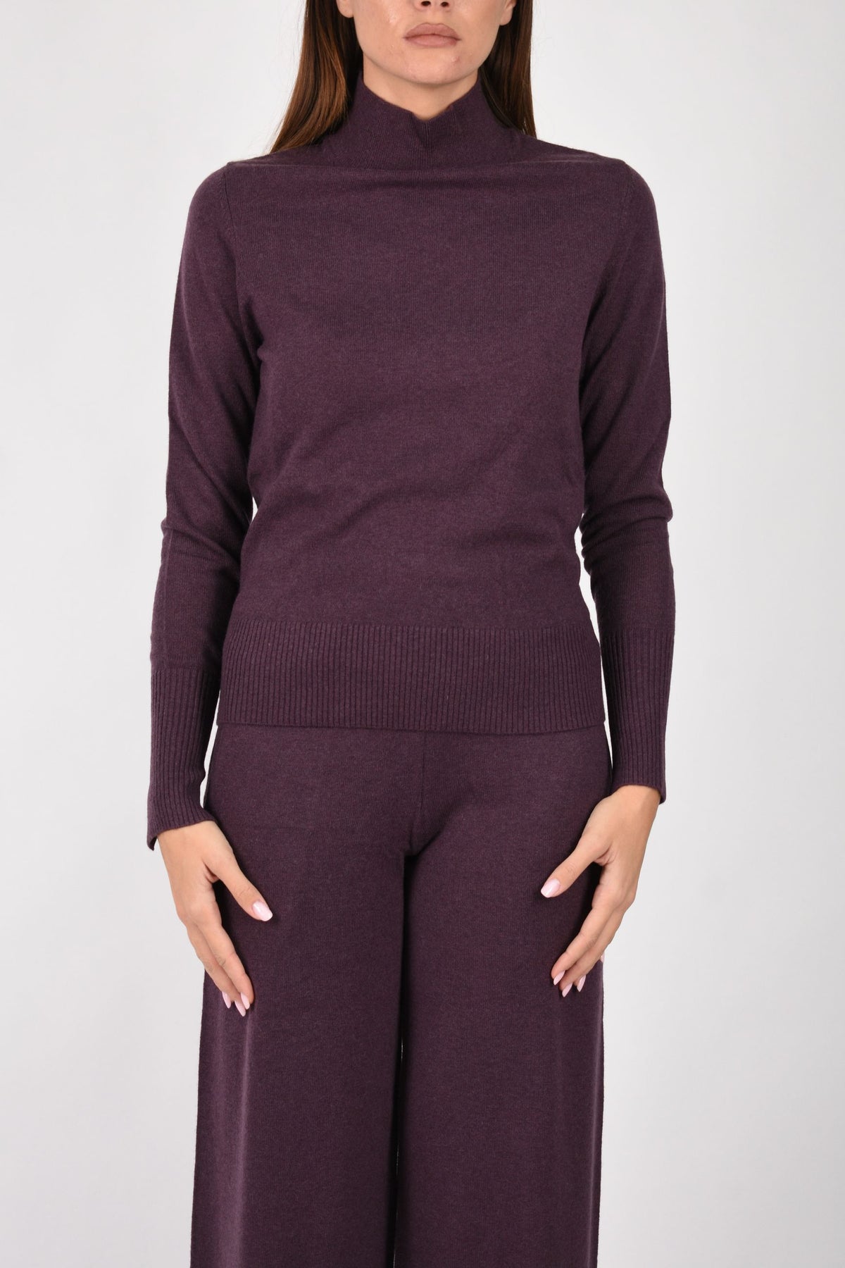 Maglia dolcevita in lana e cashmere 107204A3G1