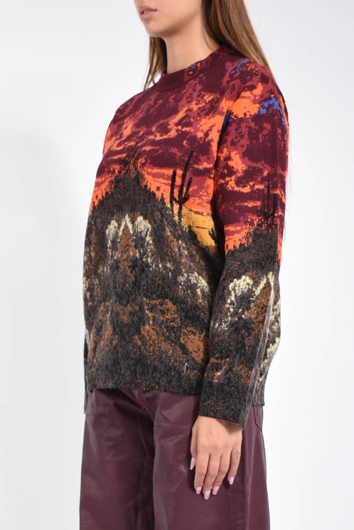 maglia jacquard oniric desert