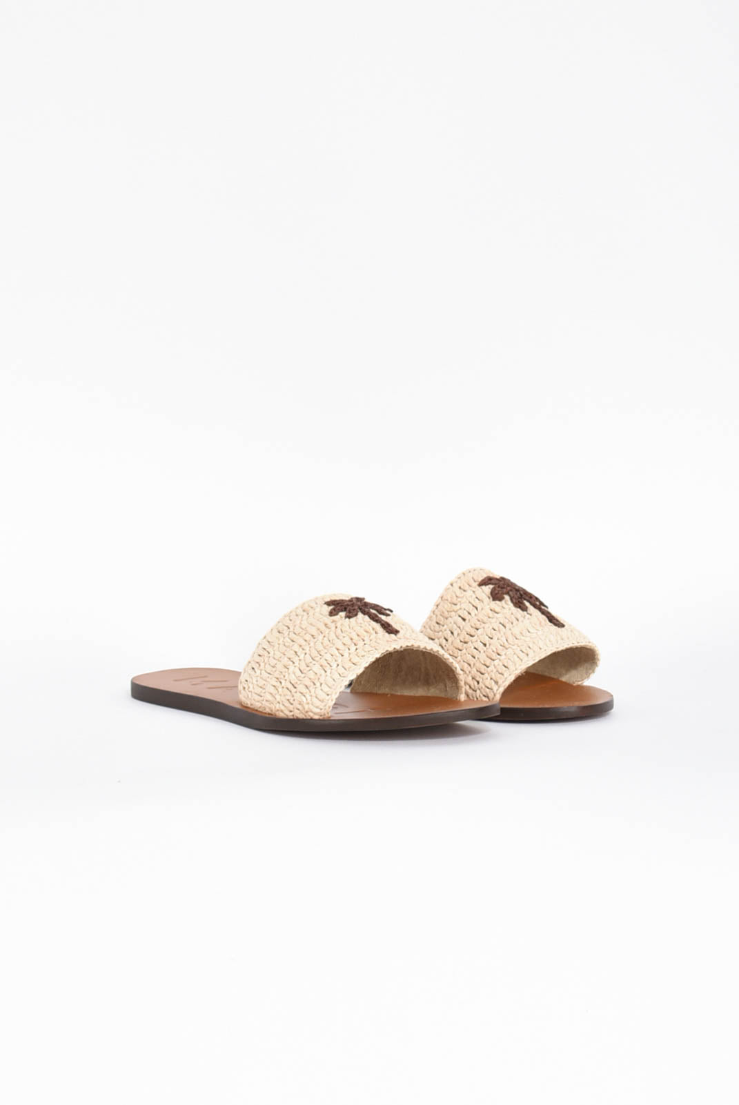 sandali in pelle di rafia Yucatan