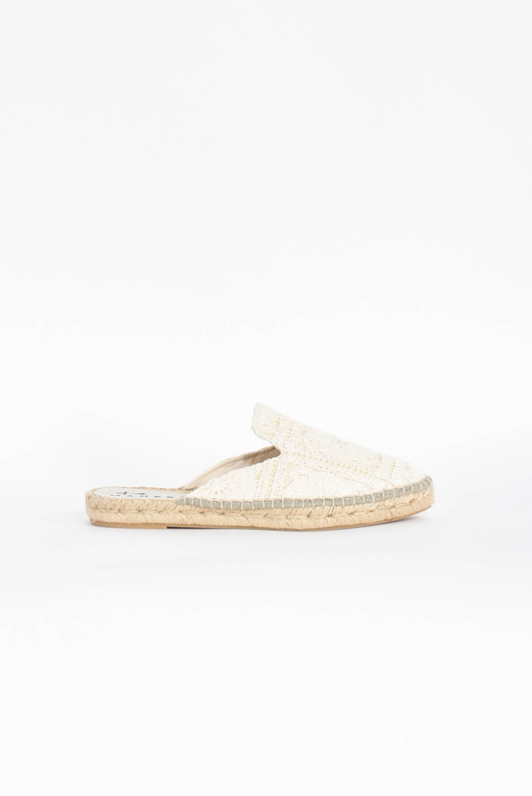 sabot cotton crochet mules