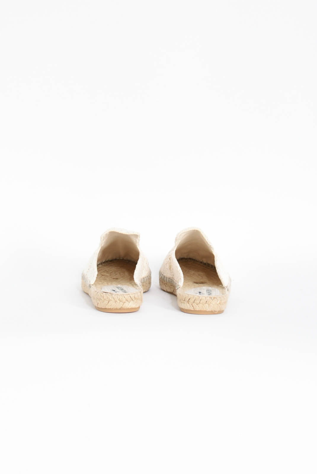 sabot cotton crochet mules
