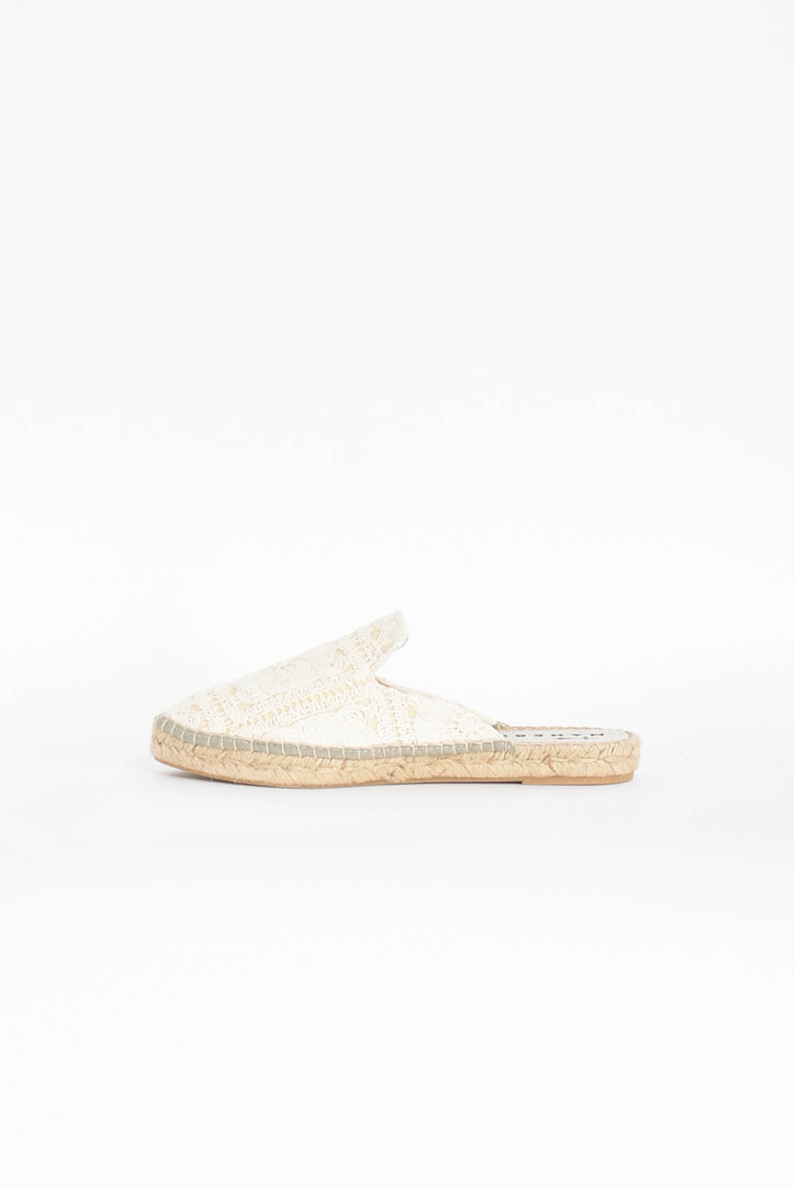 sabot cotton crochet mules