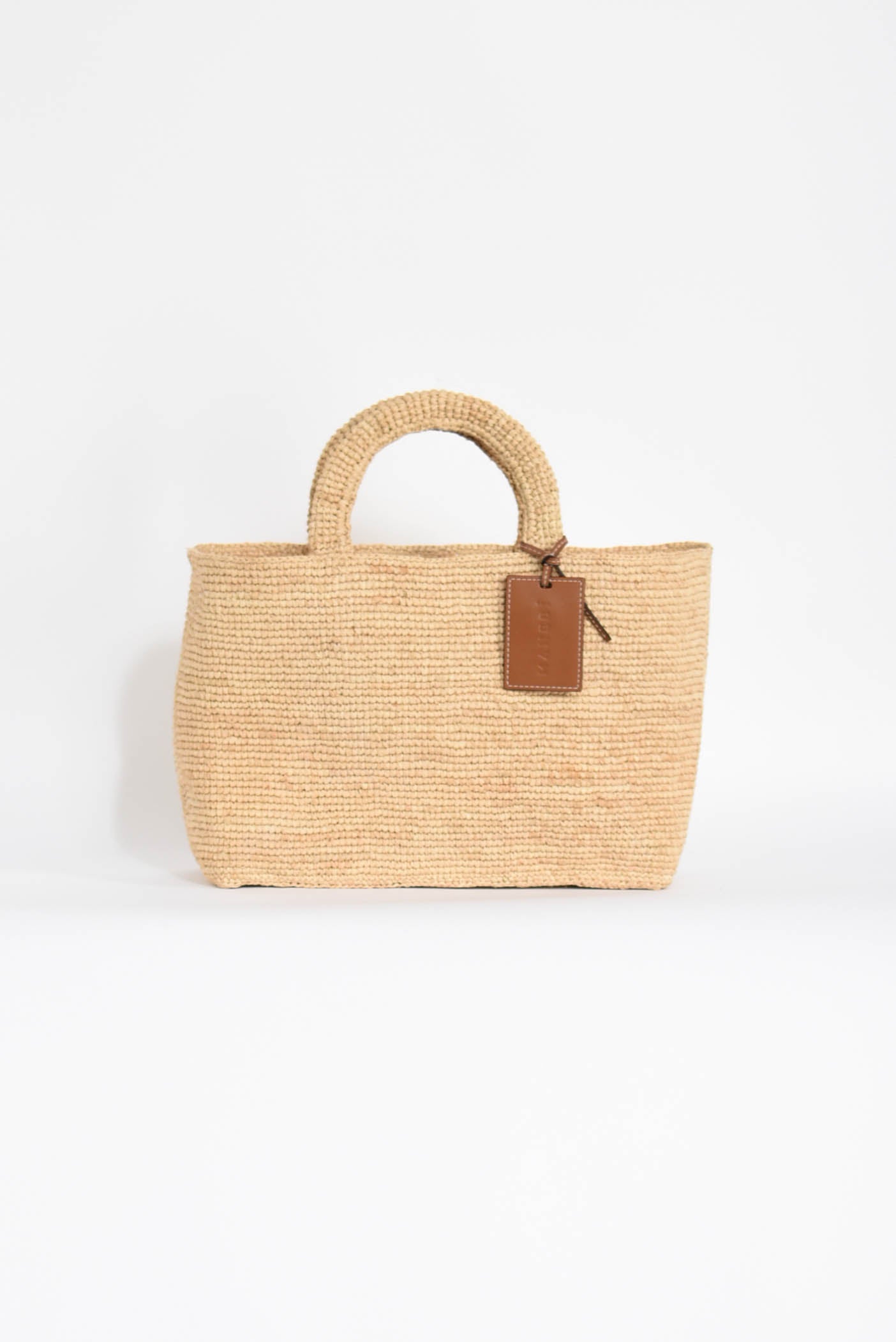borsa a mano in raffia sunset medium