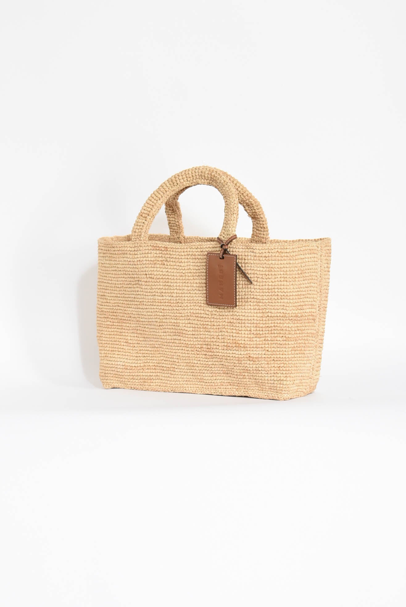 borsa a mano in raffia sunset medium