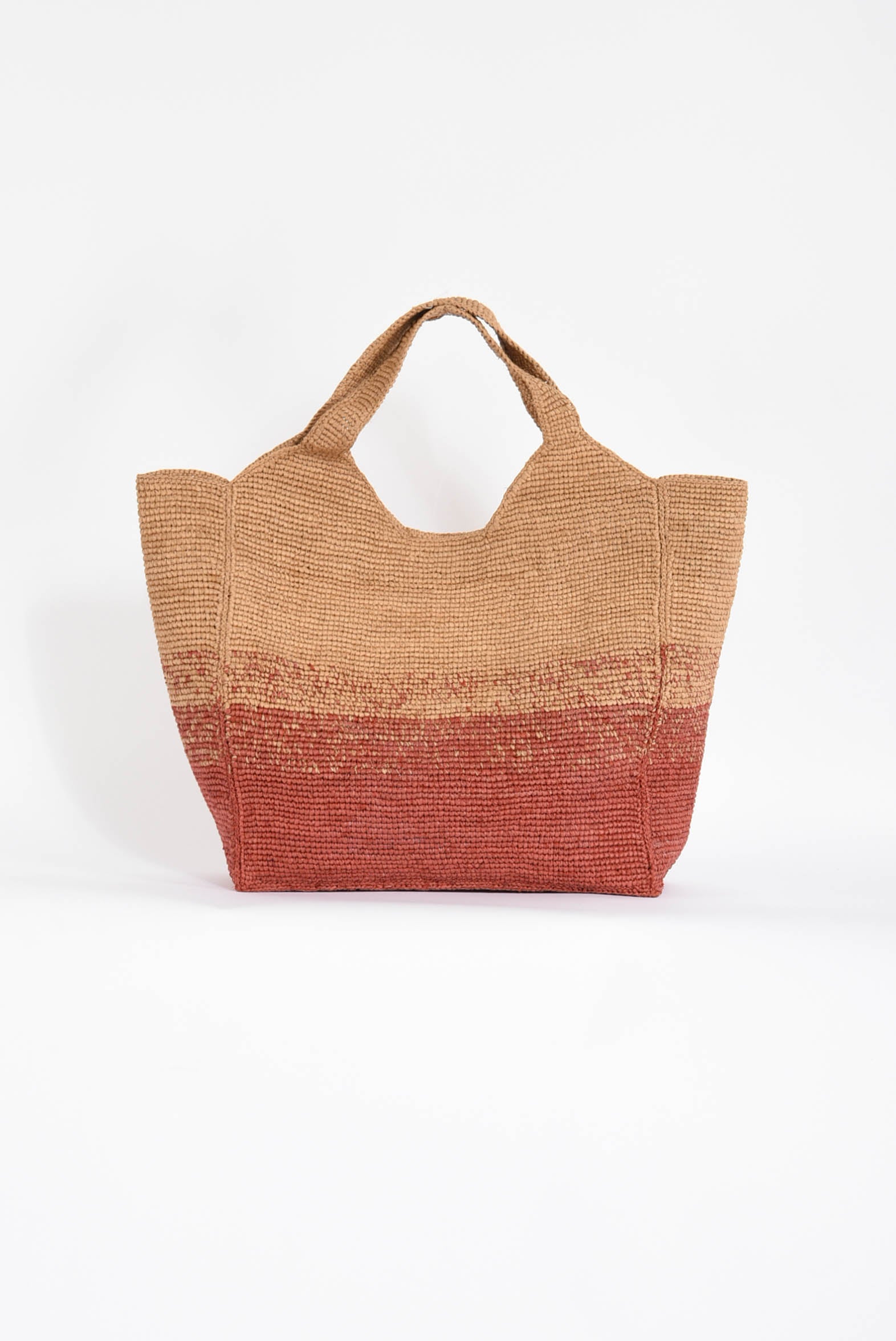 borsa shopper in raffia maxi tote