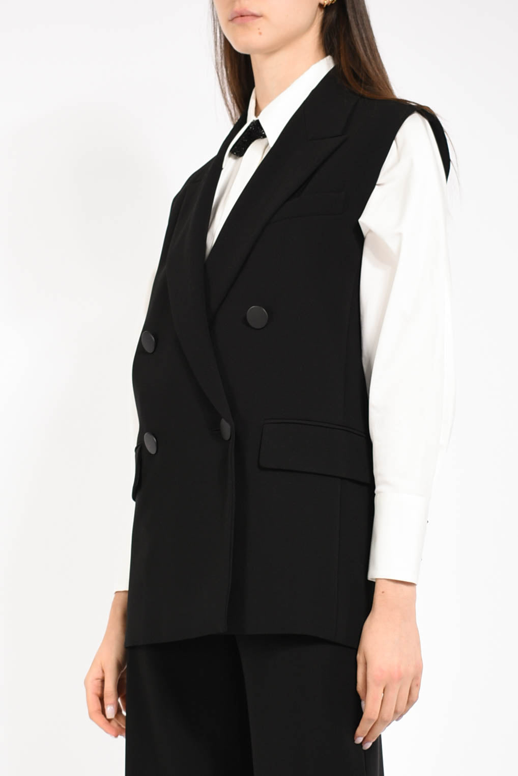 gilet in cady modello pomez