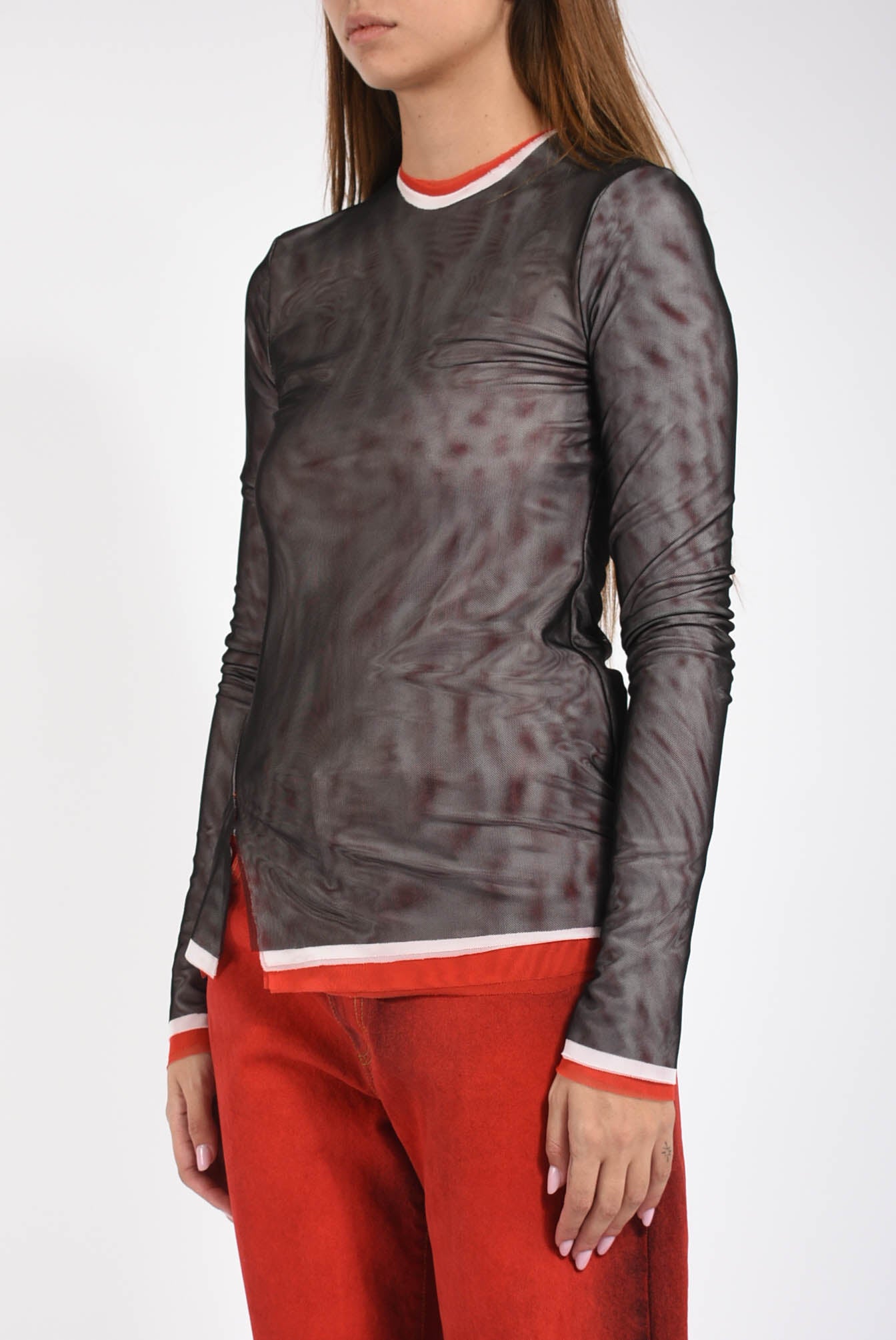 maglia a rete trasparente