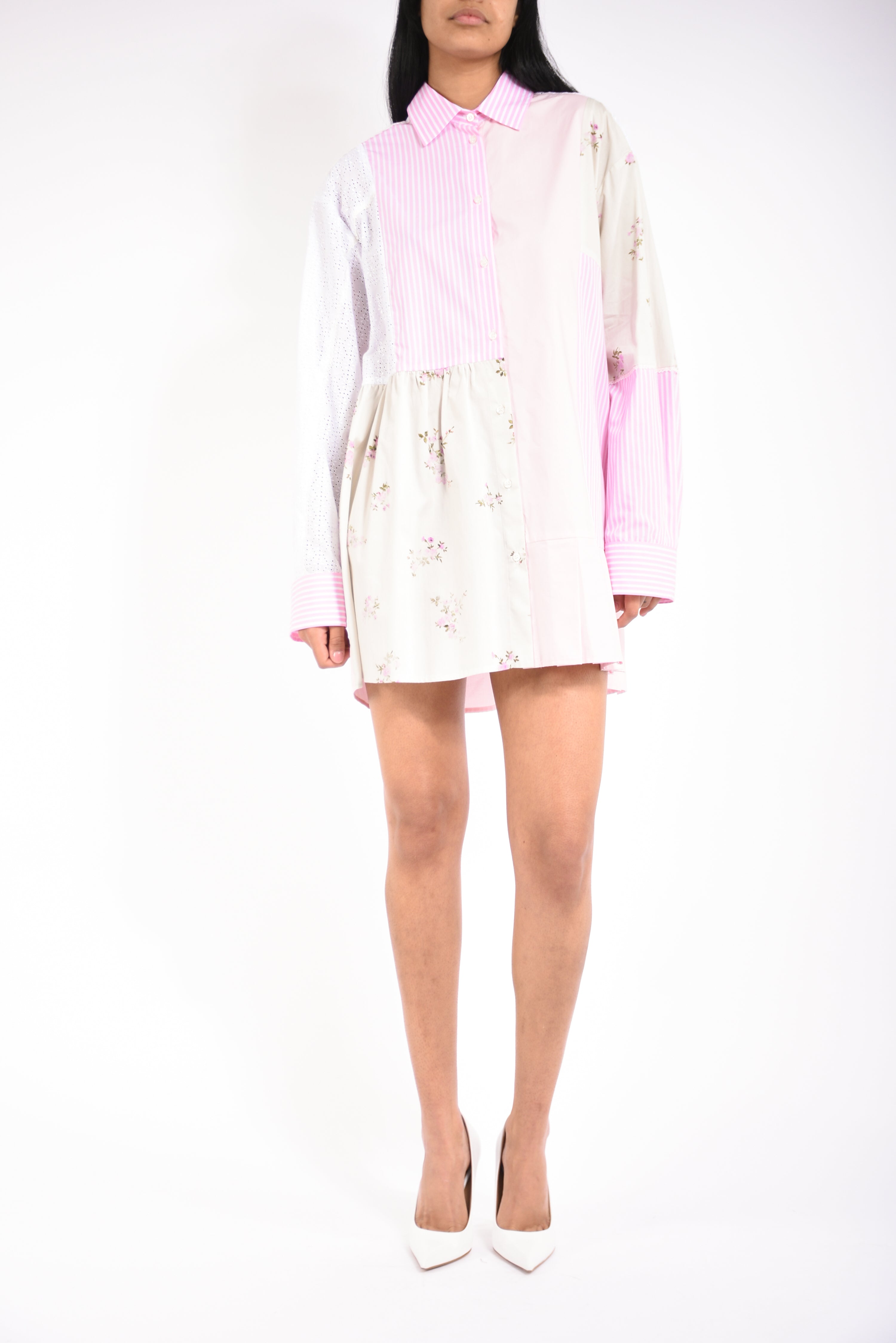 abito chemisier in cotone