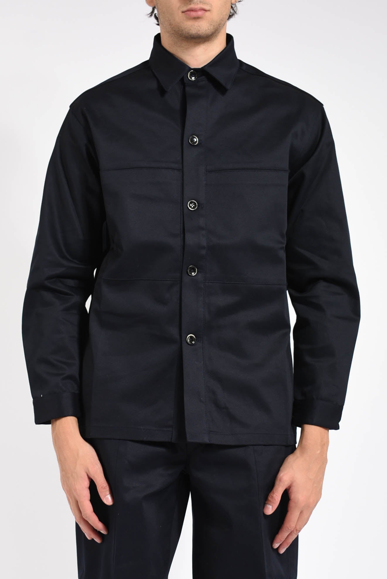 Overshirt in cotone