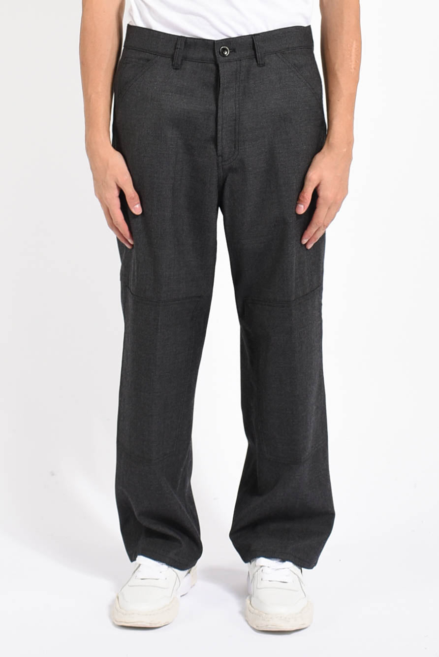 Pantaloni carpenter in lana