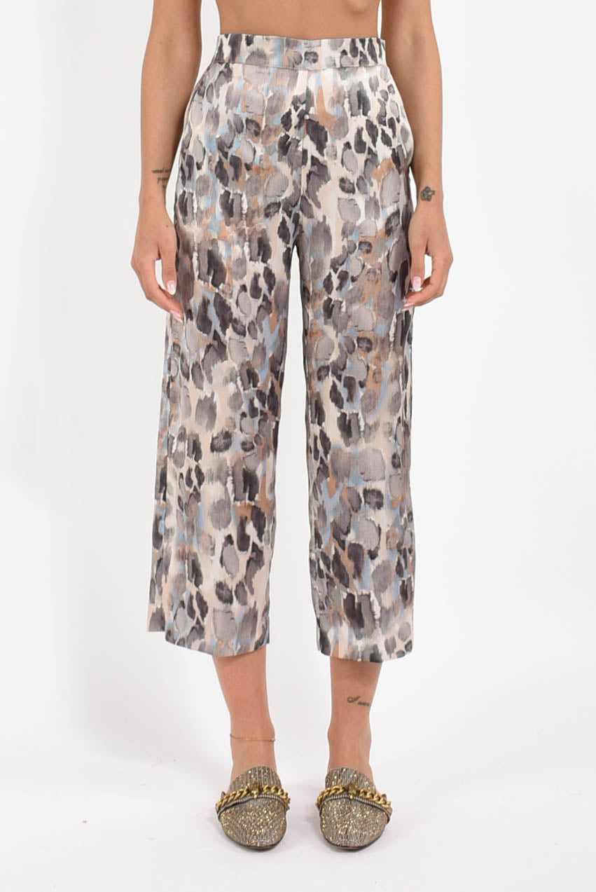 pantaloni in raso