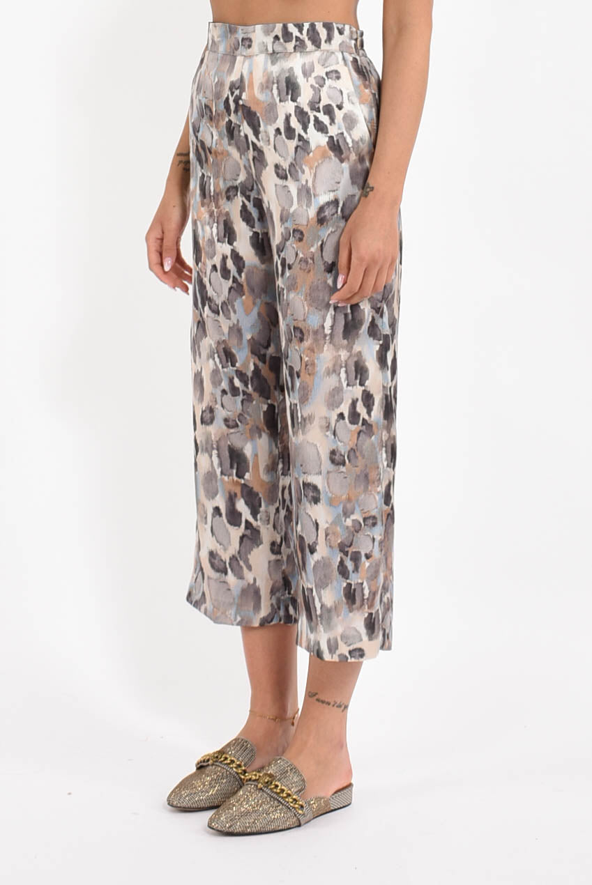 pantaloni in raso