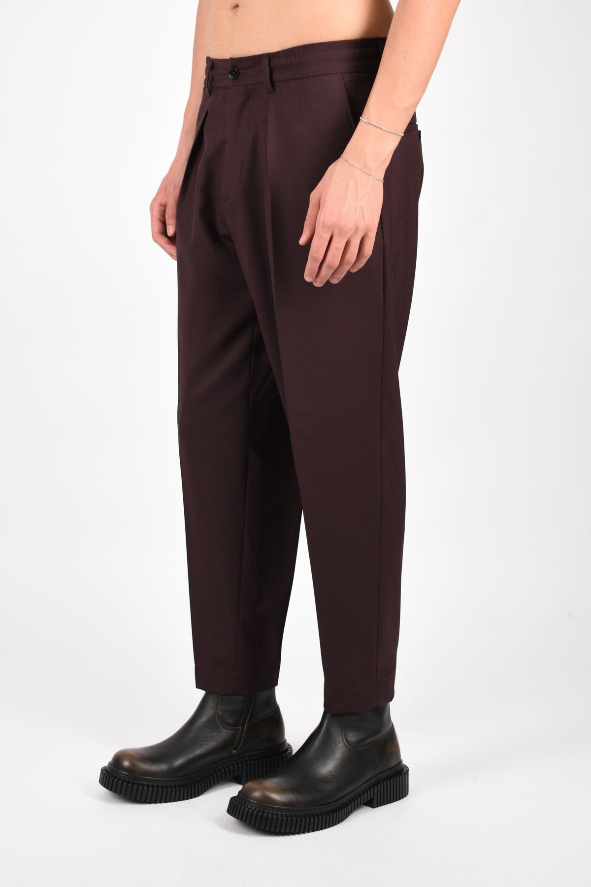 Pantaloni dominique in lana BA-DOMINIQUE13-GBC