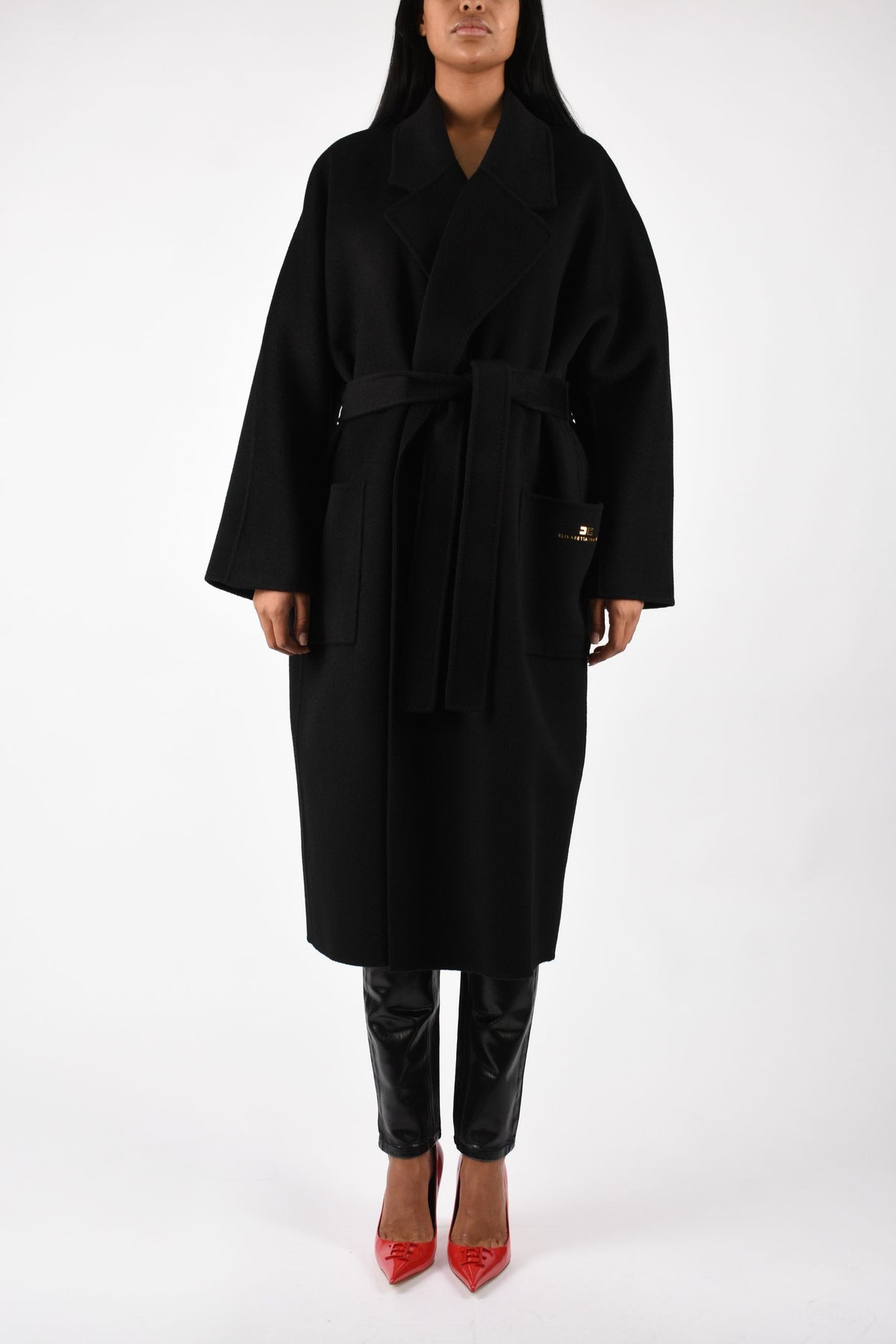 Cappotto in panno double di lana CP01D66E2