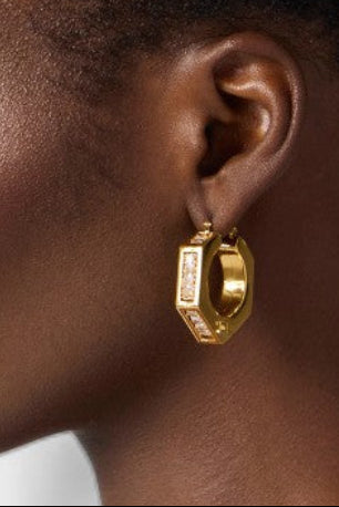 Orecchini con strass