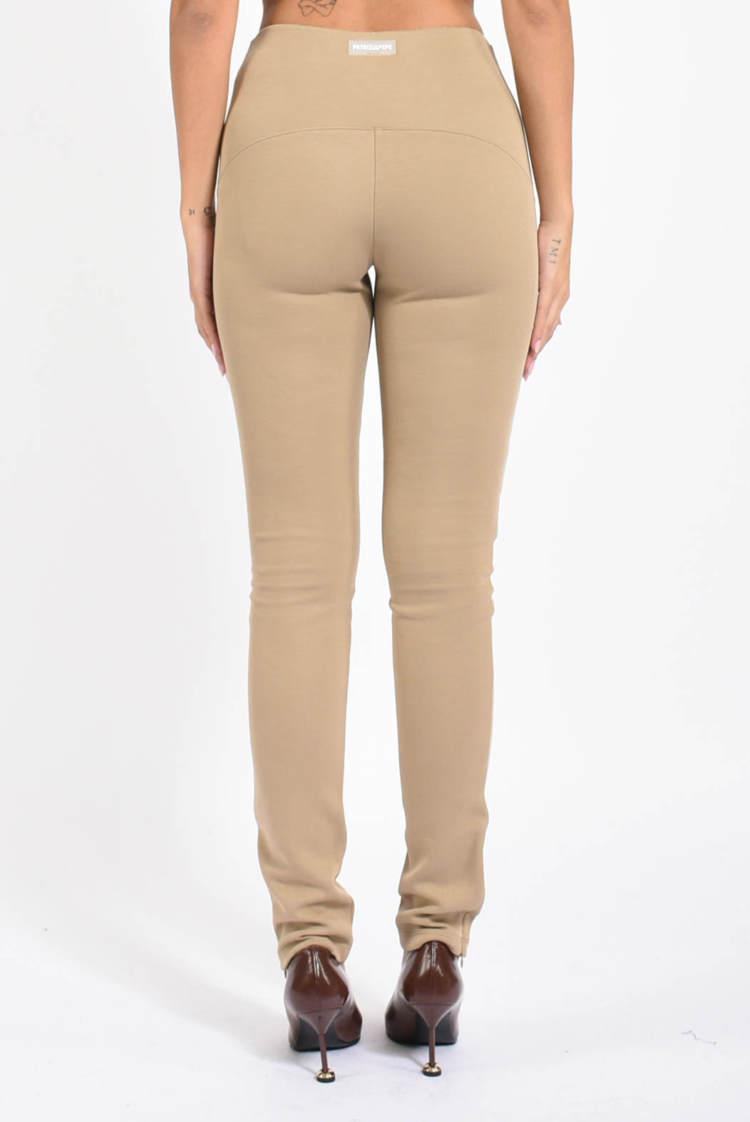 Pantaloni aderenti in tessuto tecnico