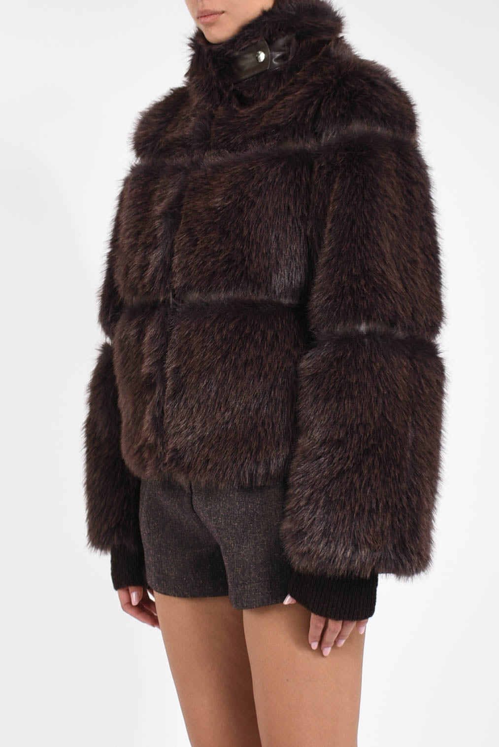 Giubbotto fluffy corto