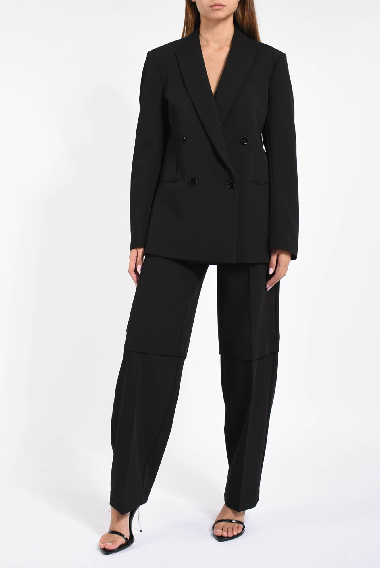 Pantaloni baggy con corsetto