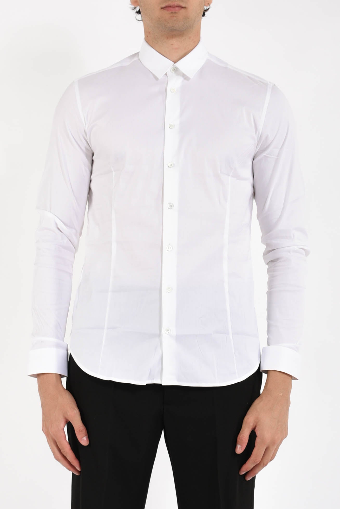 Camicia in popeline strech