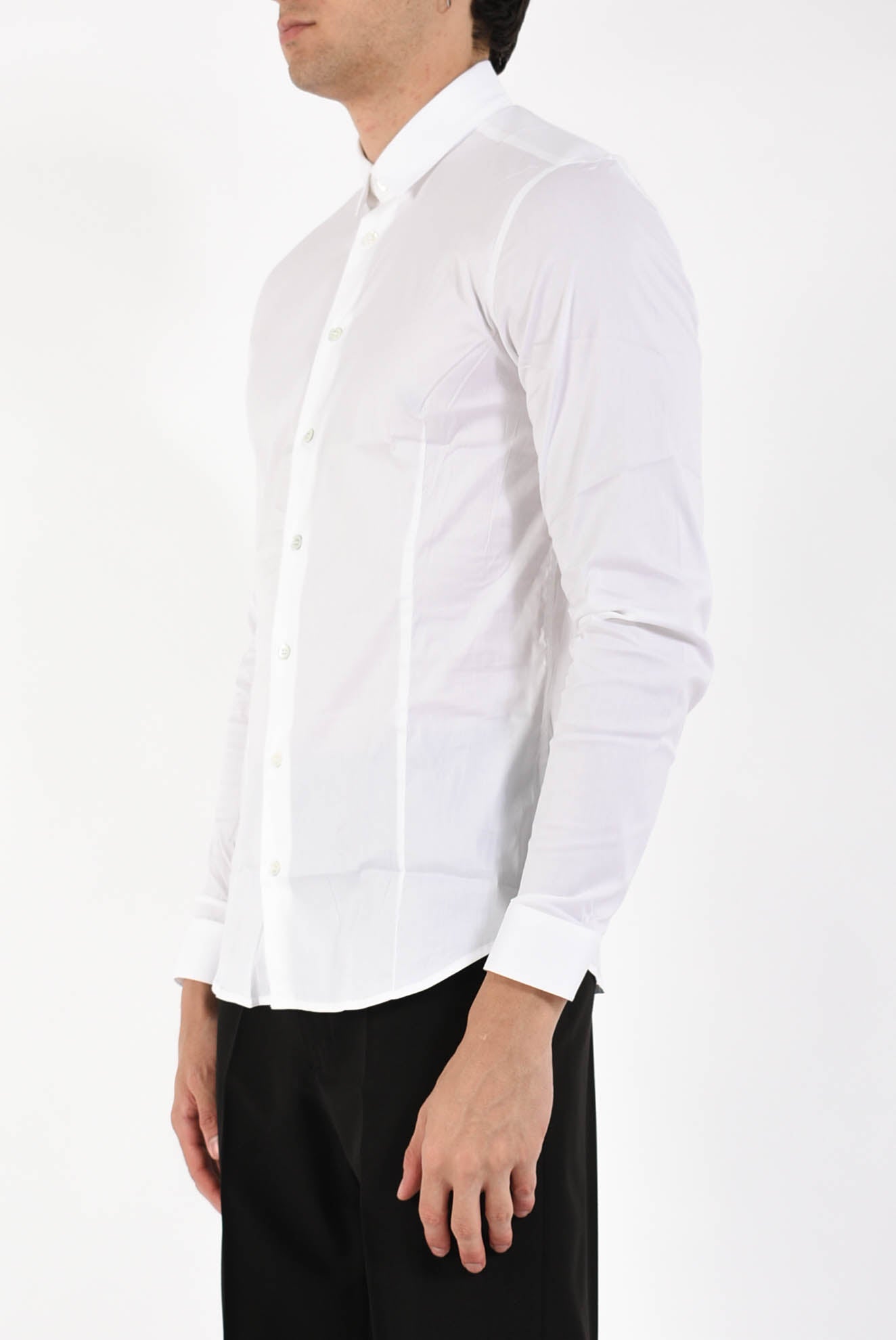 Camicia in popeline strech