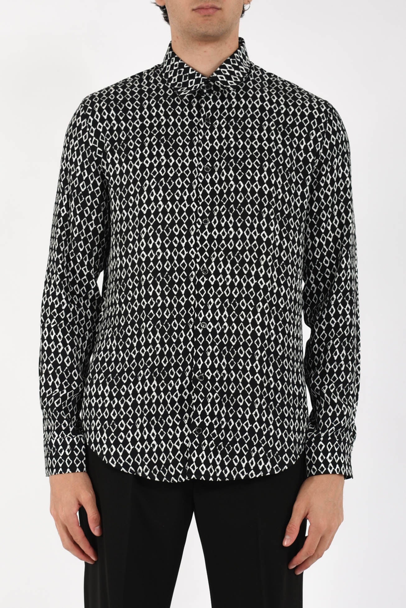 Camicia fantasia in viscosa