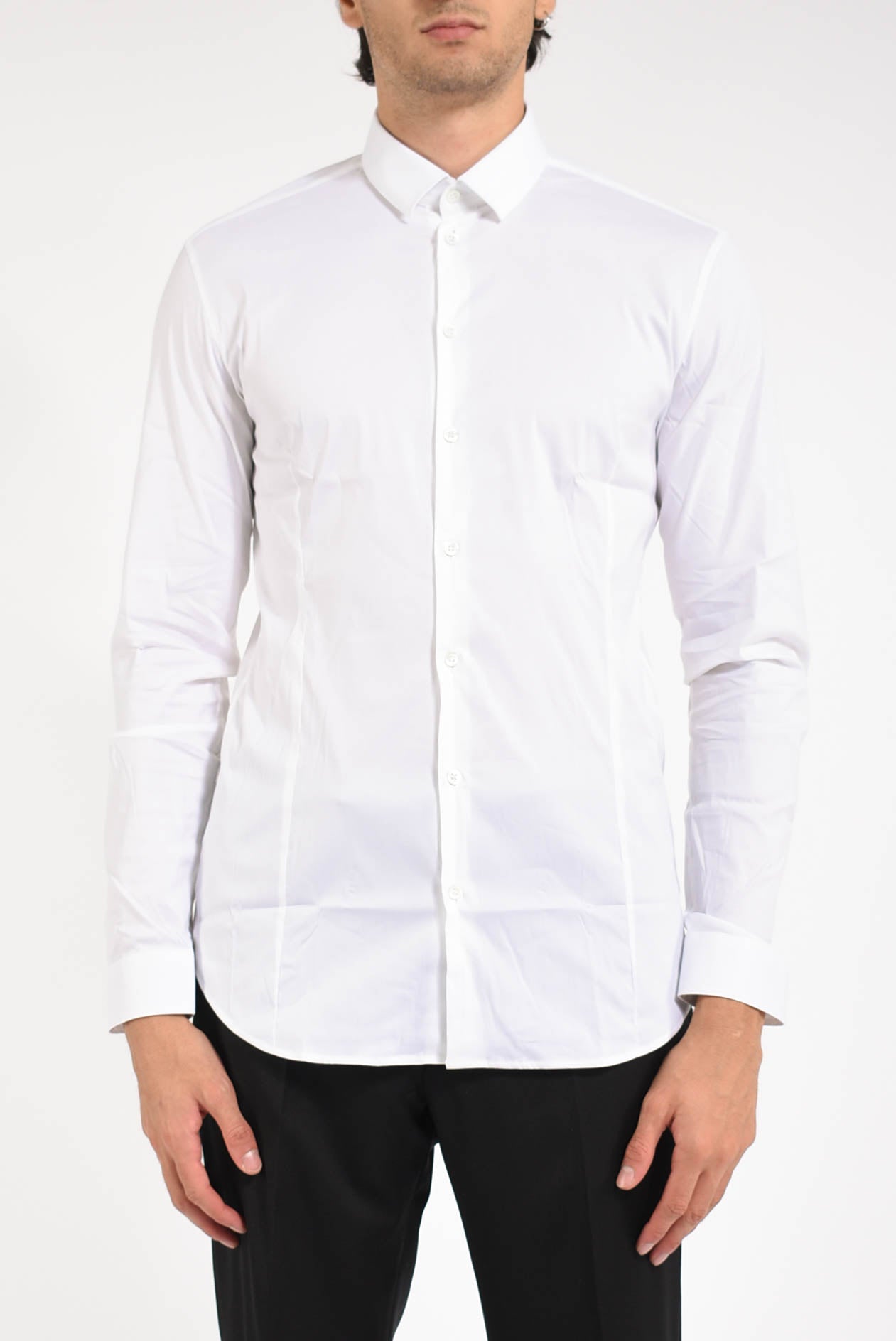 Camicia in popeline strech
