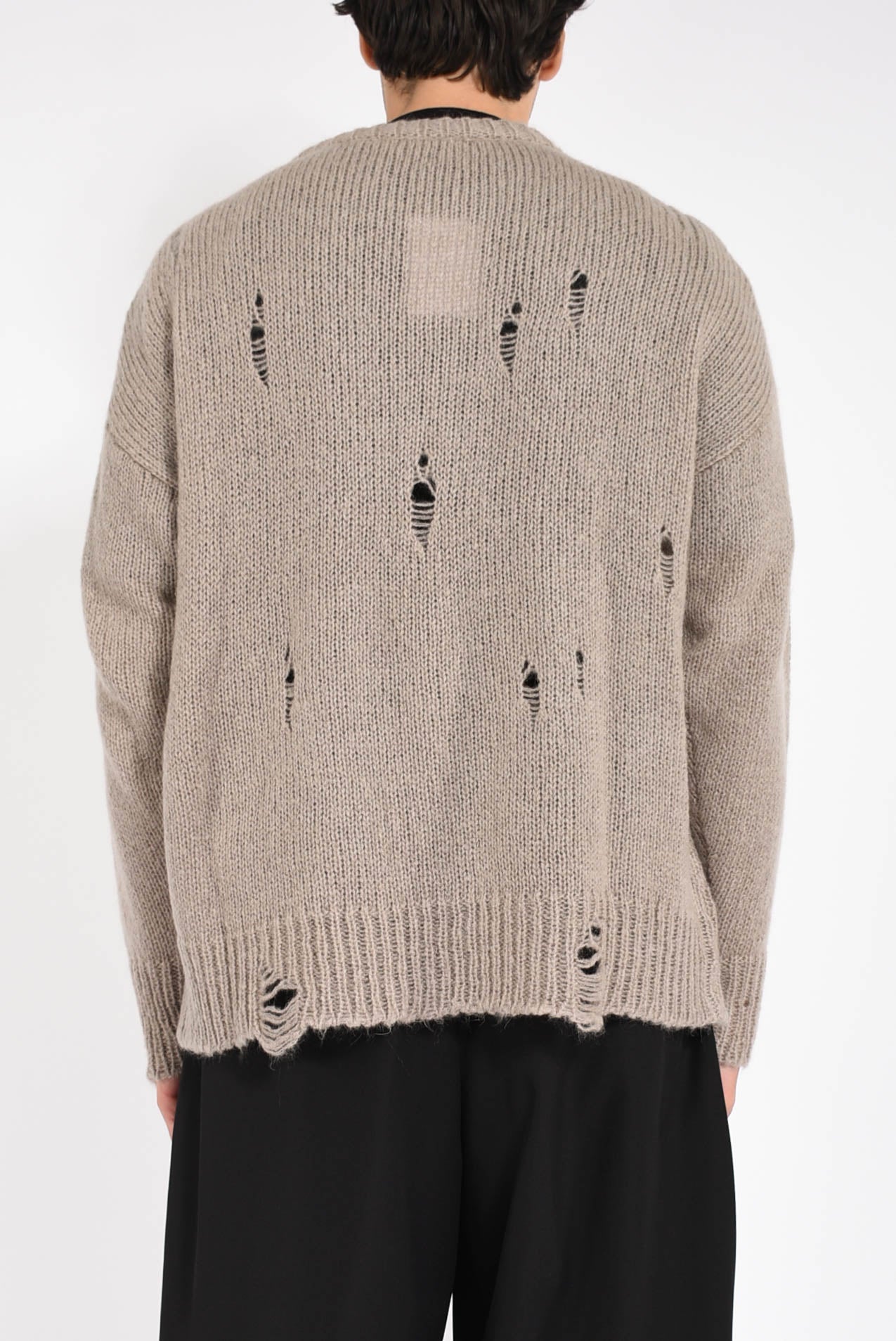 Maglia in lana a rombi