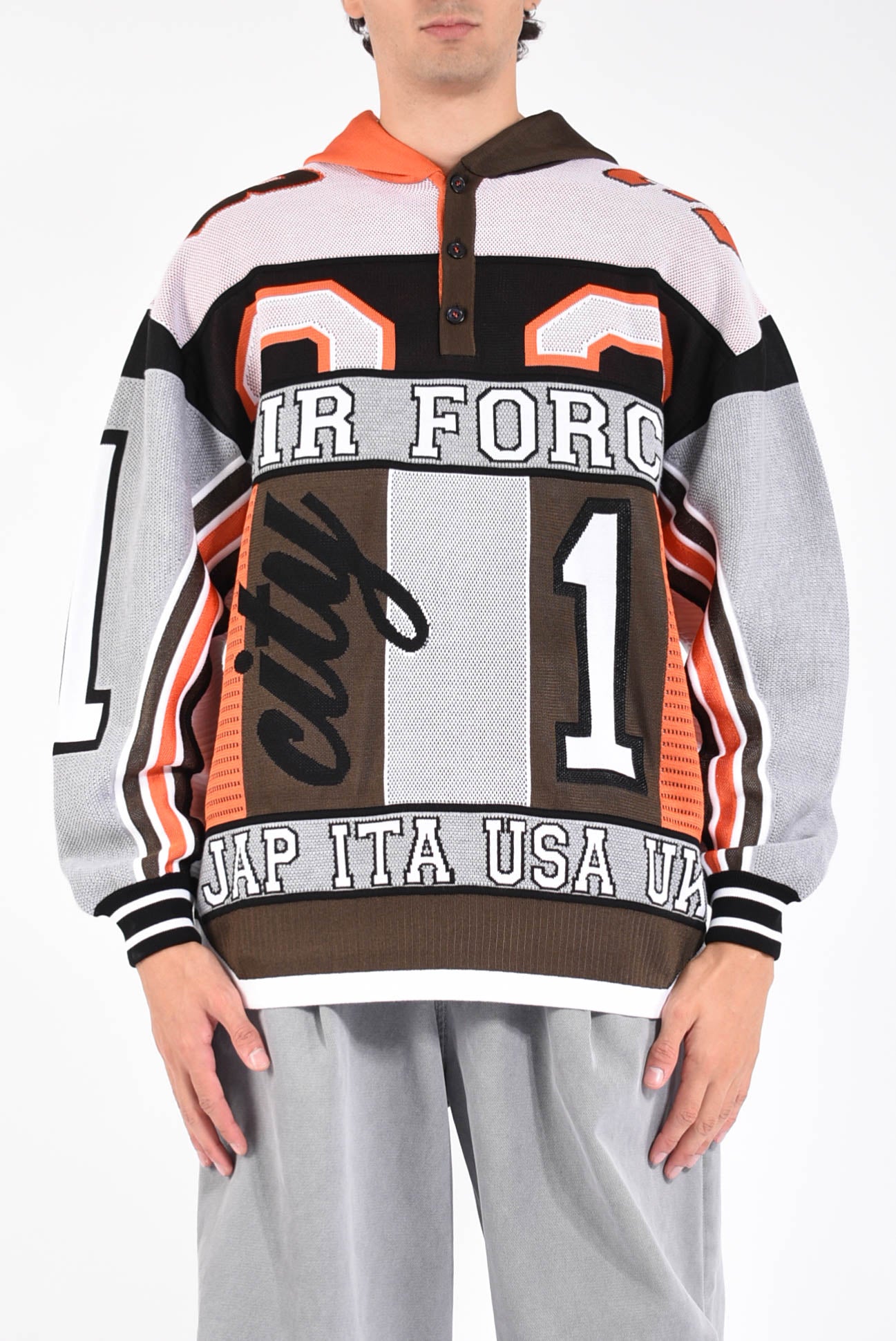 maglia air force hoodie