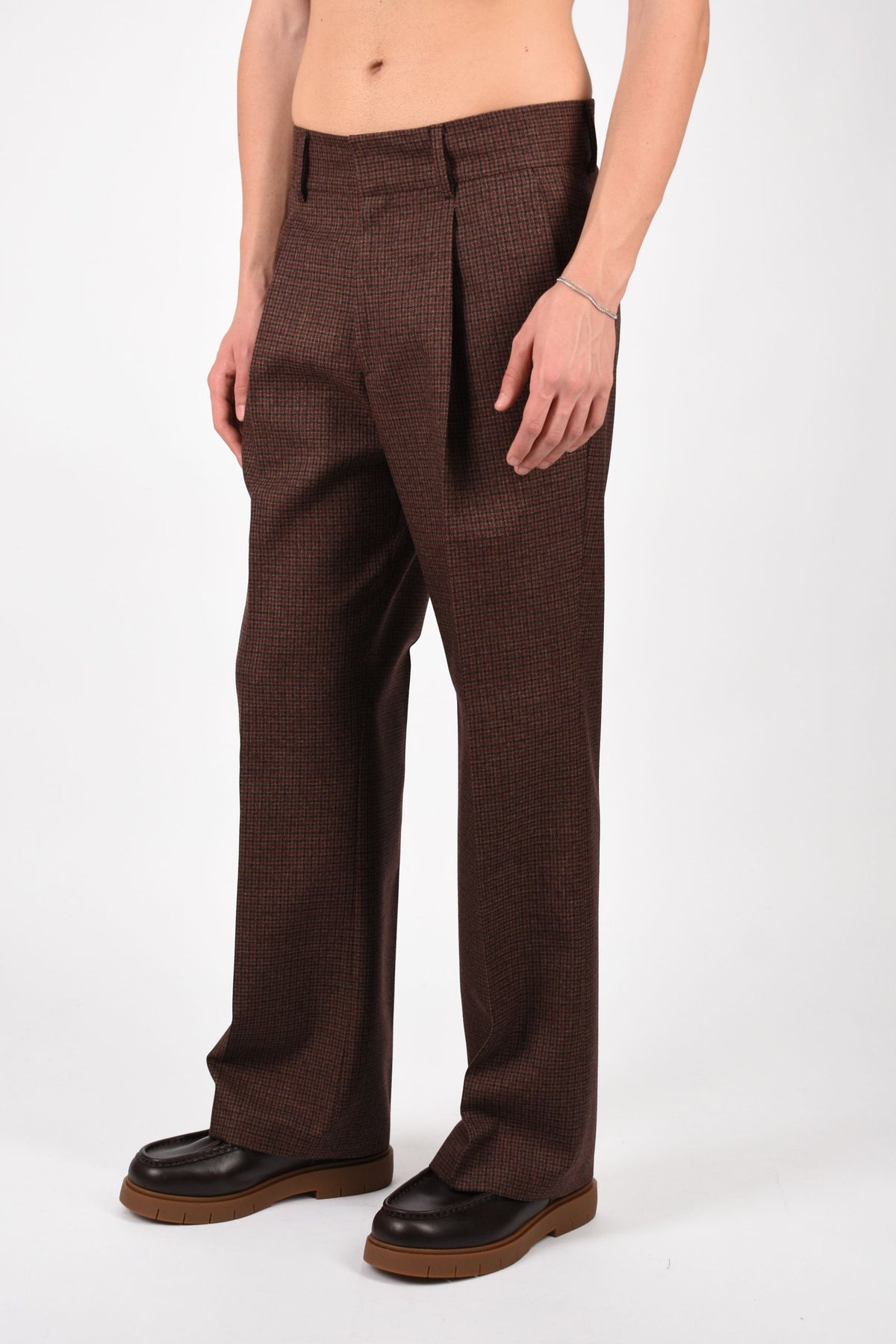 Pantaloni Alessio bath in fresco lana 26F77BA