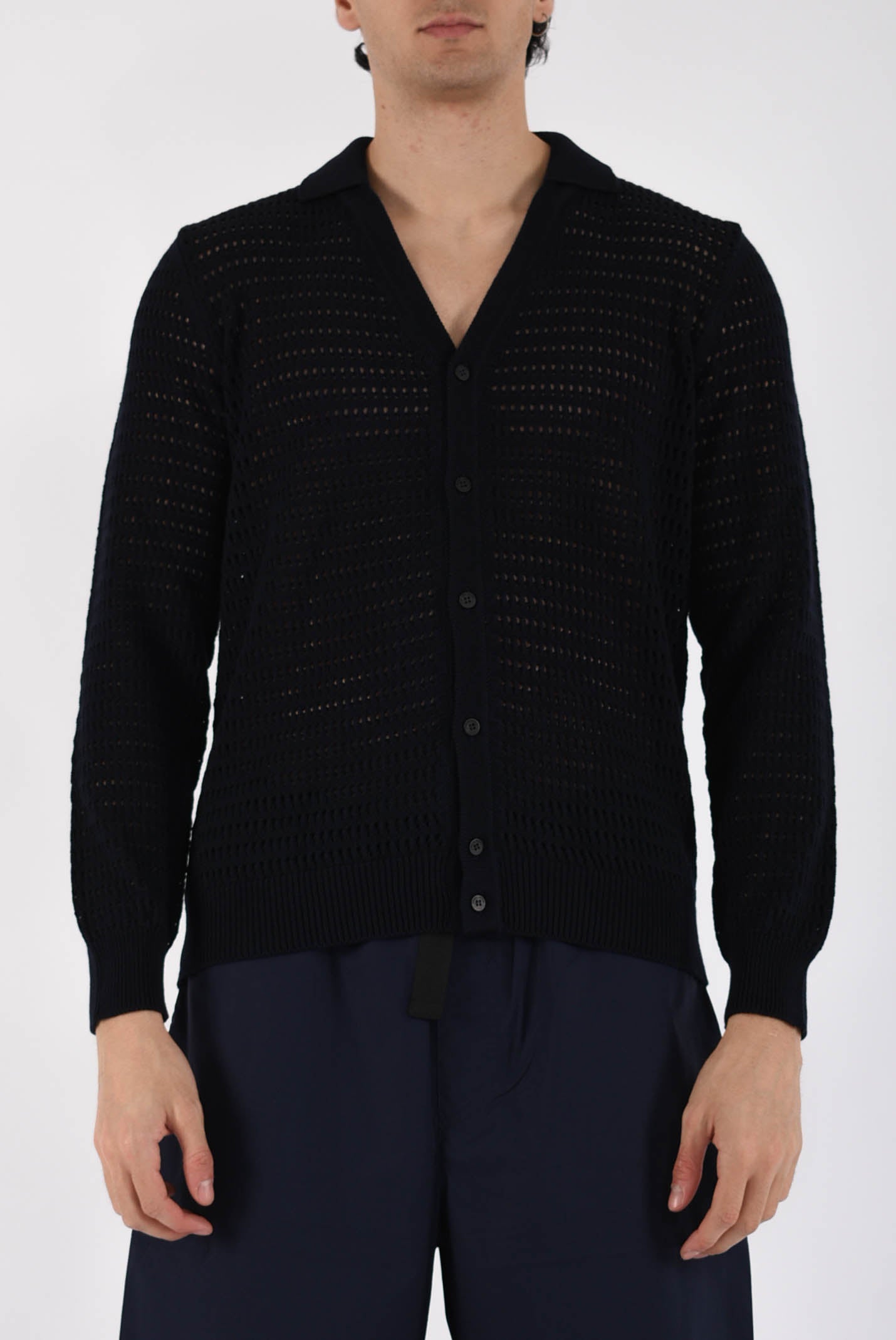 Cardigan traforato